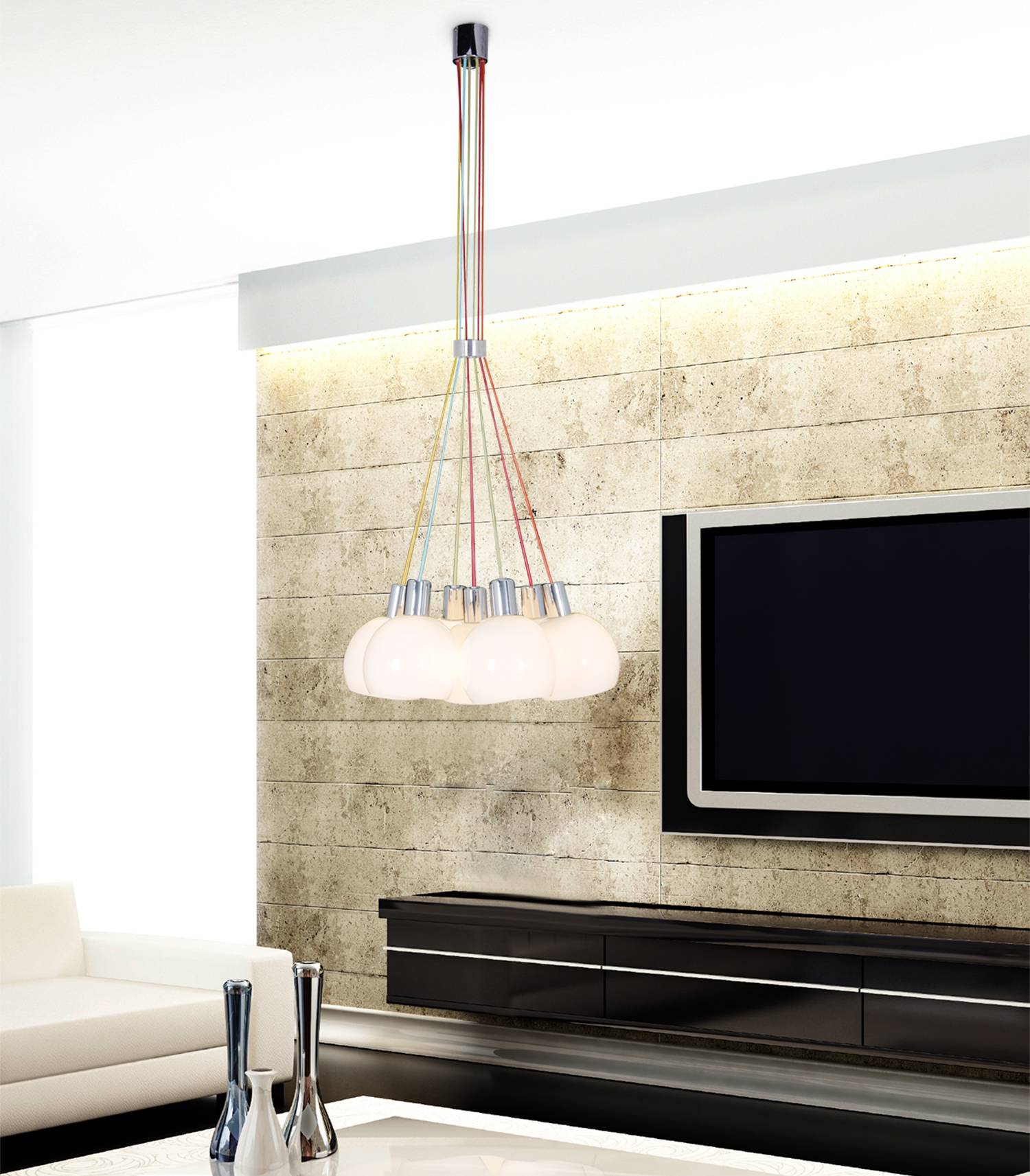 Pendelleuchte "RAINBOW-BOWL"