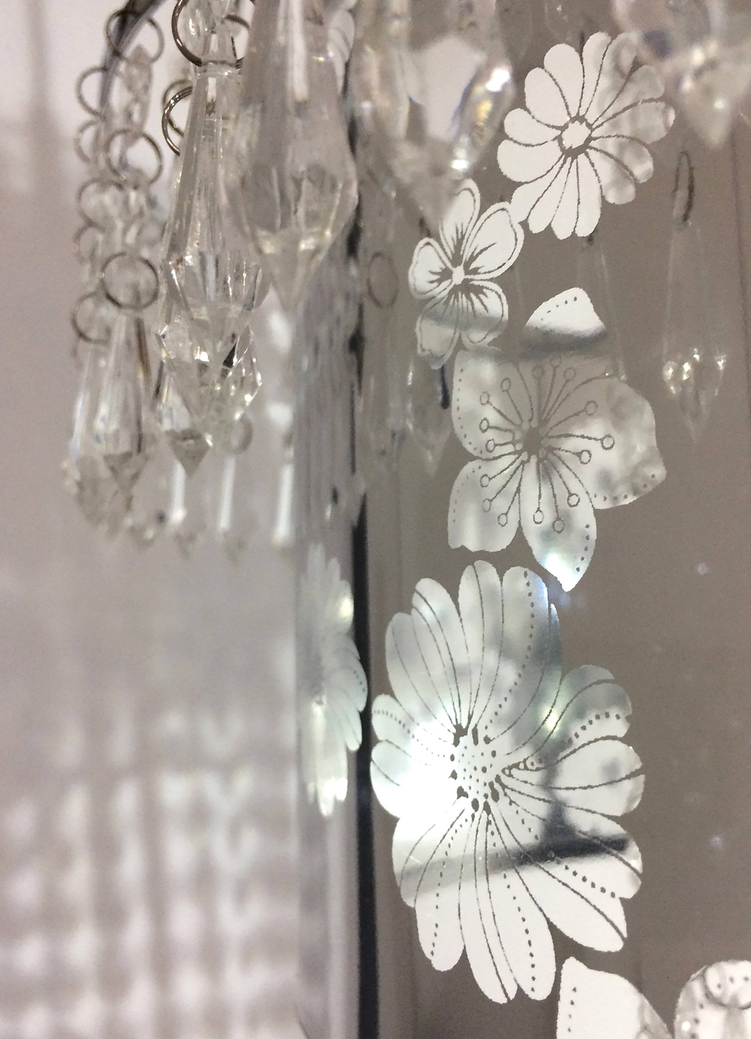 Acryl Pendelleuchte "FANCY" d:32cm