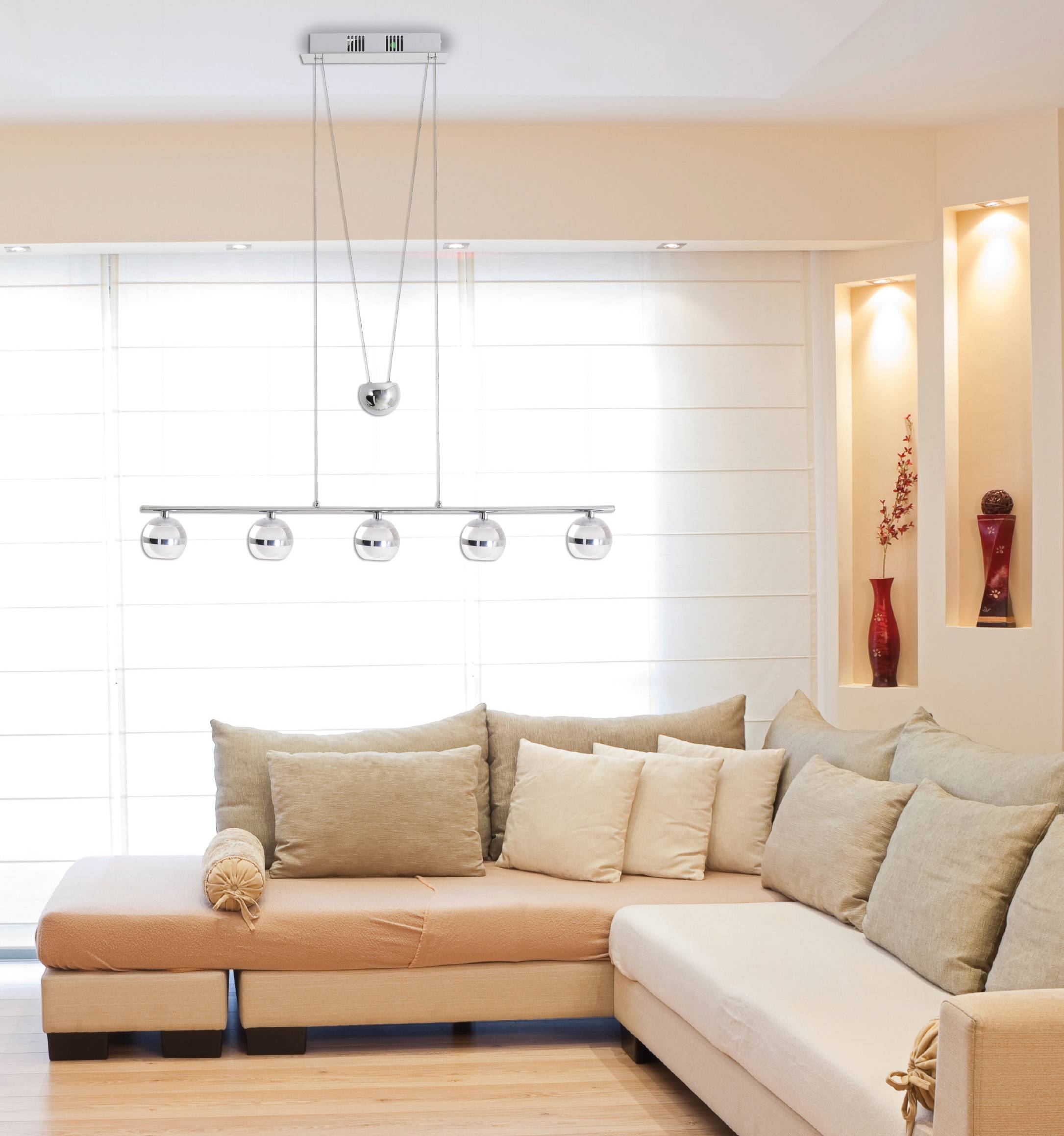 LED Gegenzug-Pendelleuchte "SPHERE"