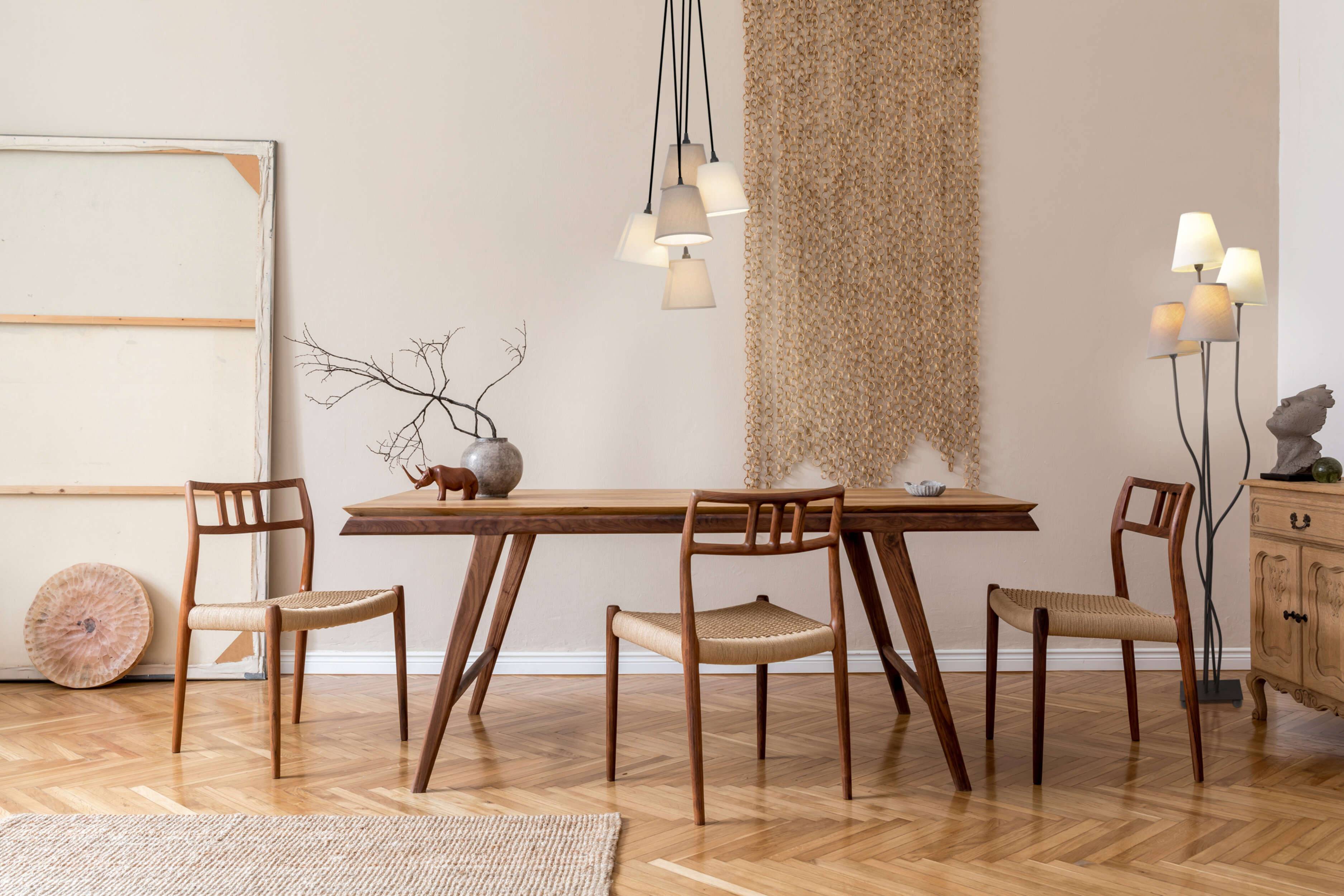 Textilpendelleuchte "BOHO"