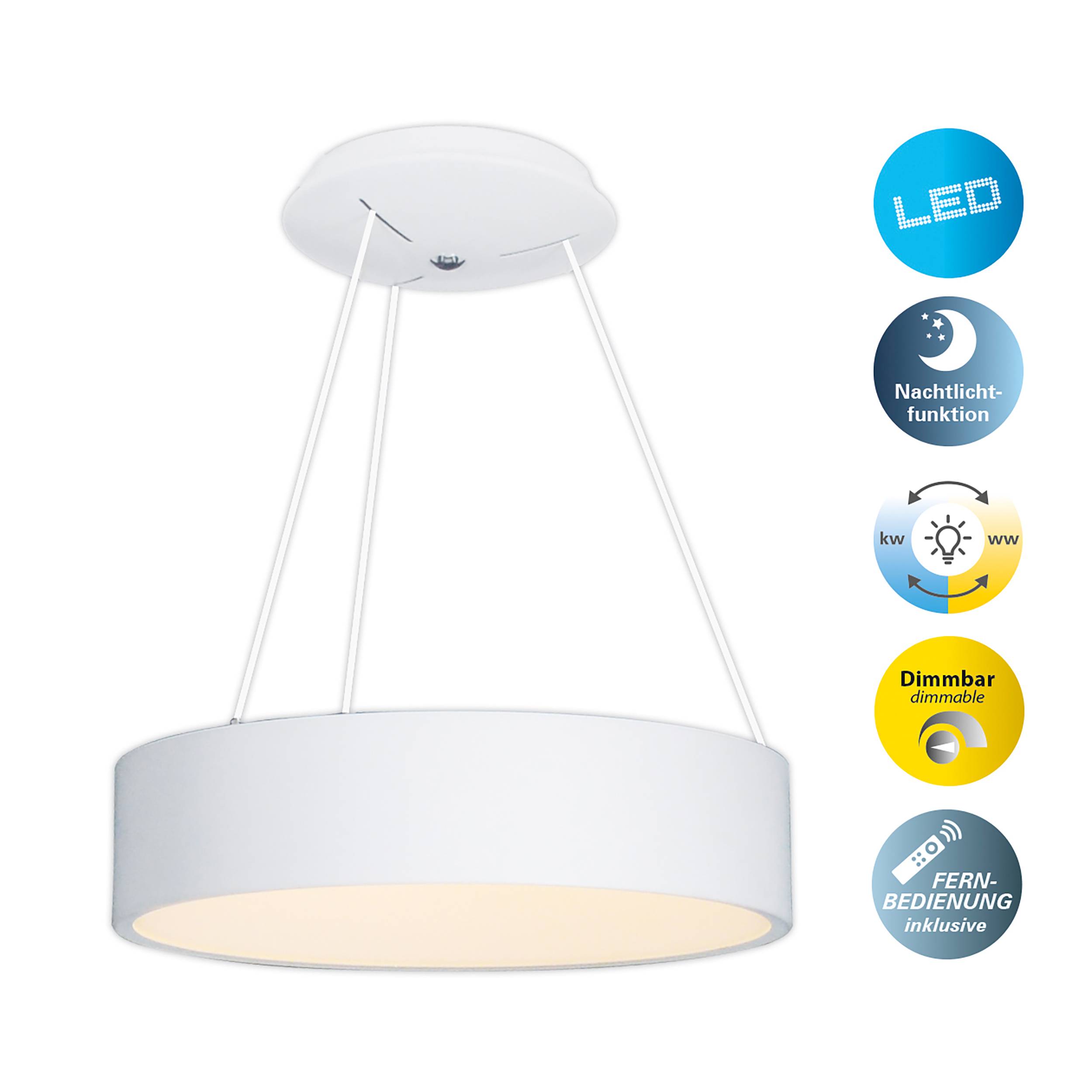 LED Pendelleuchte "CARLA" Ø:45cm