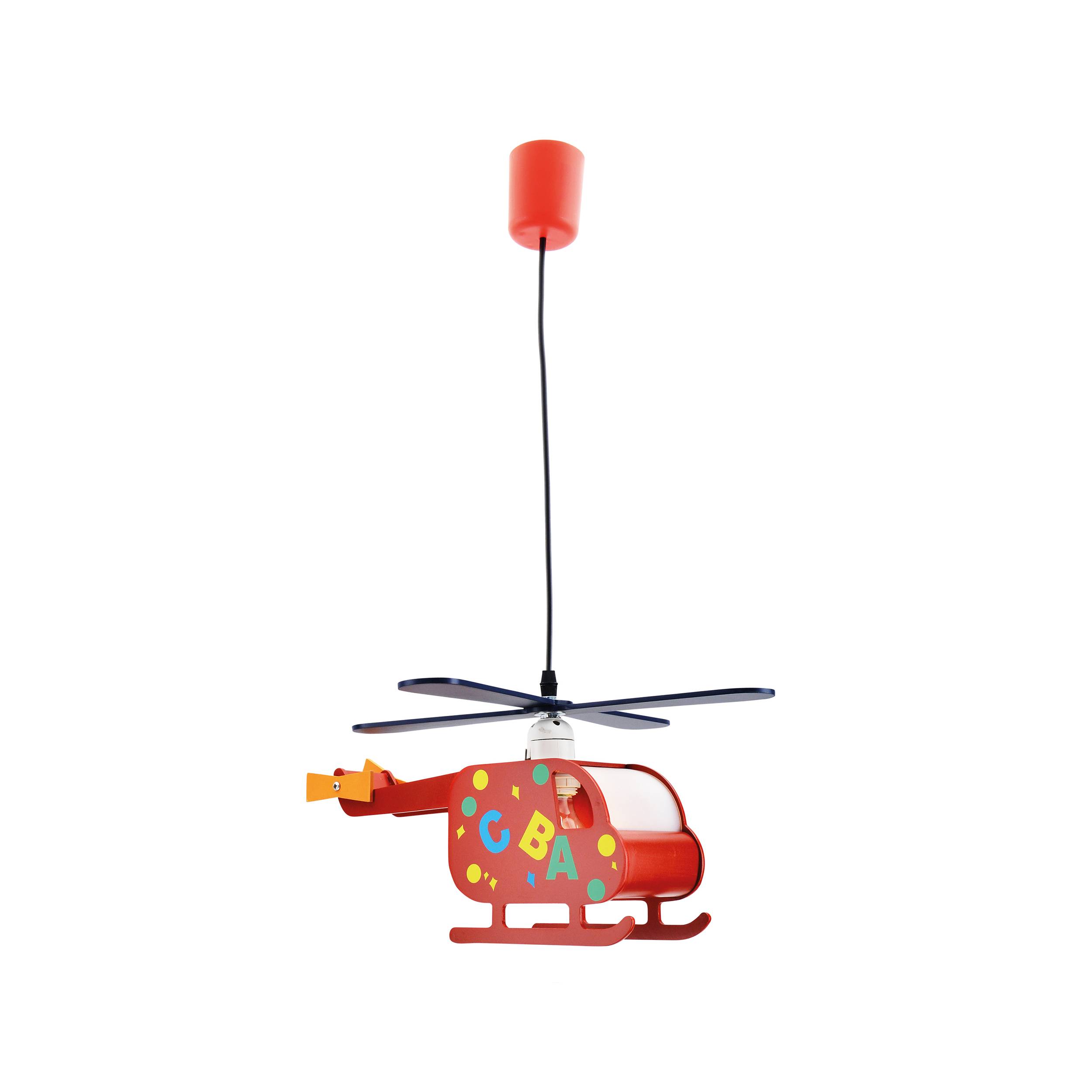 Kinderpendelleuchte "HUBERT" Hubschrauber