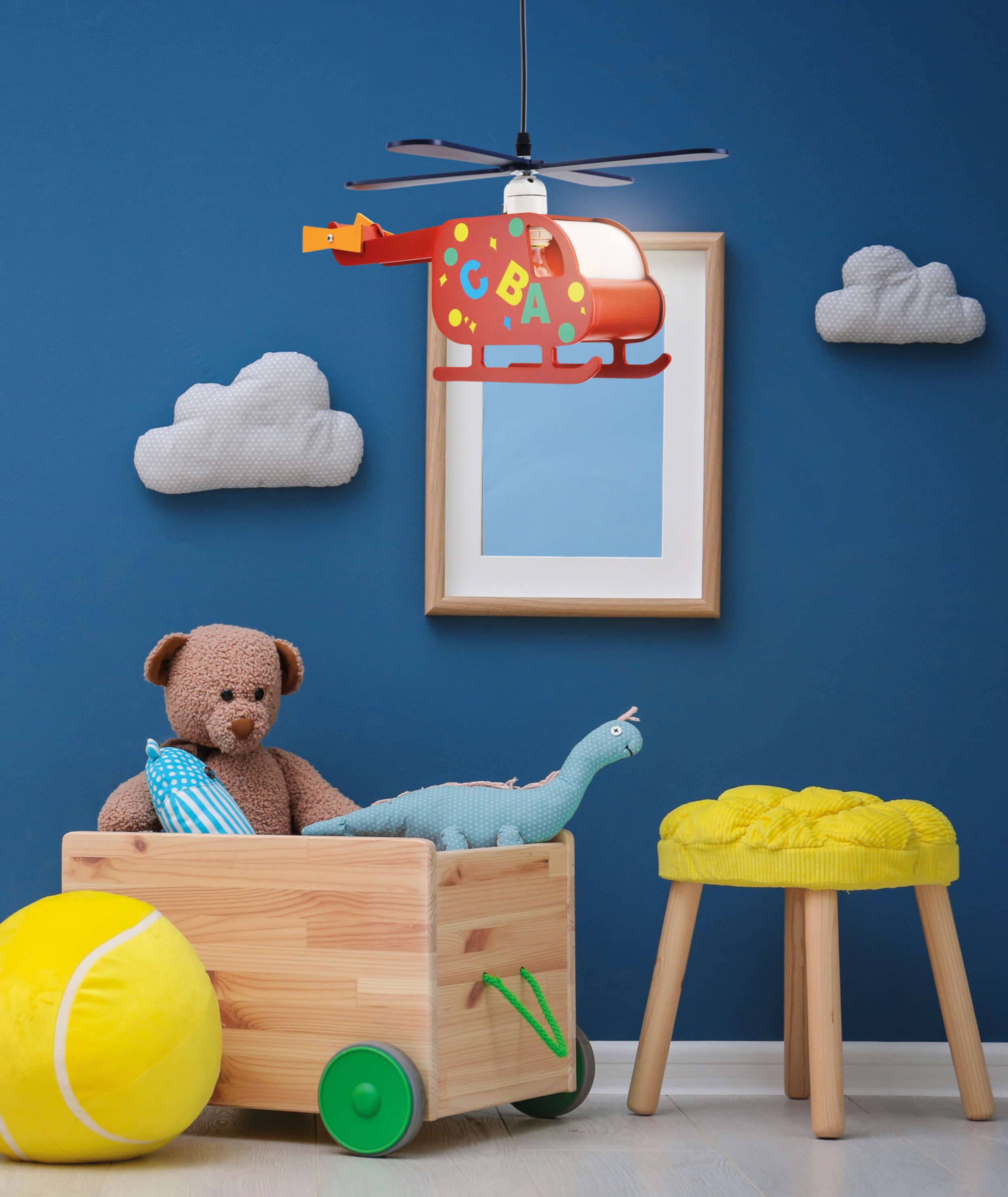 Kinderpendelleuchte "HUBERT" Hubschrauber