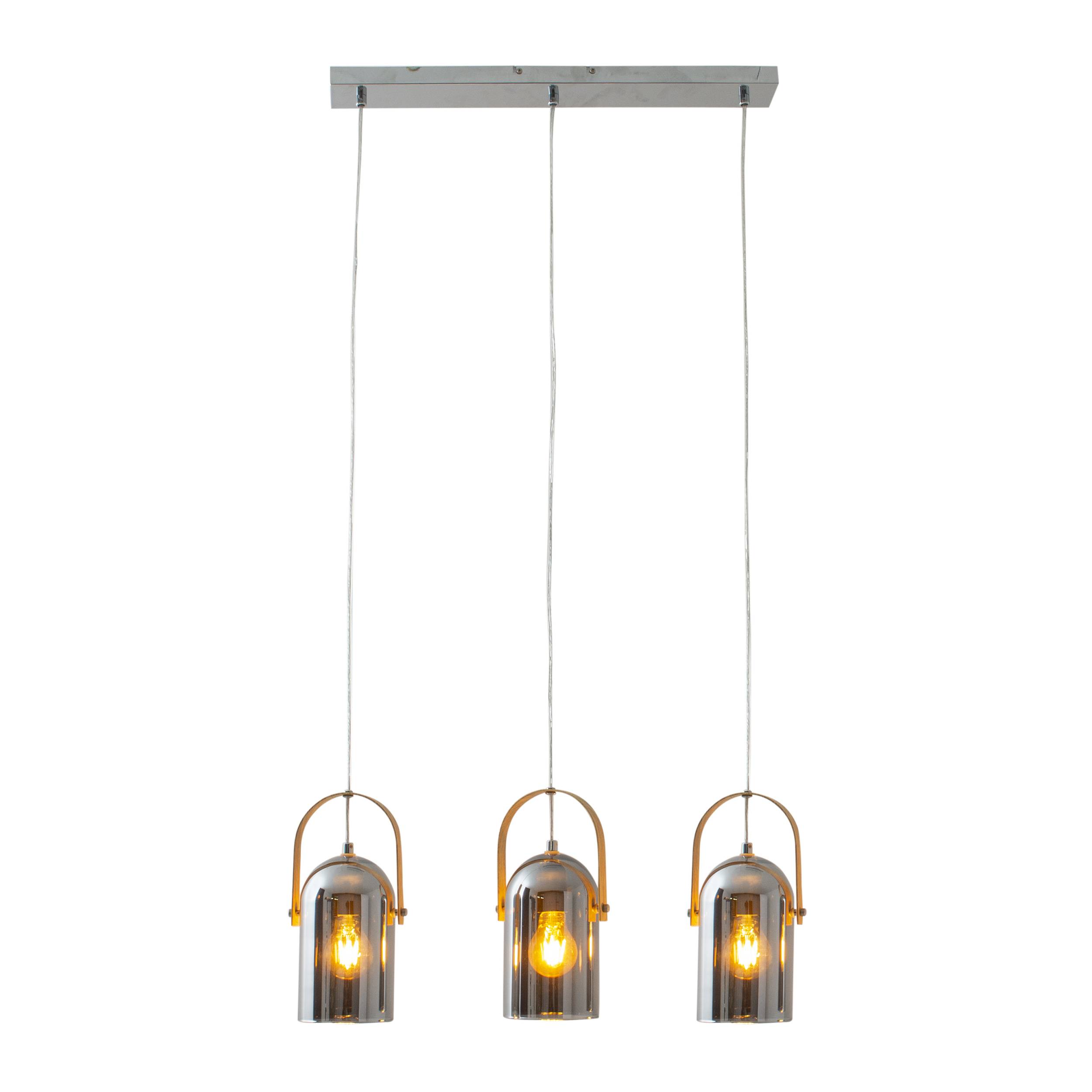 3er Pendelleuchte "VIDRIO" l: 58cm