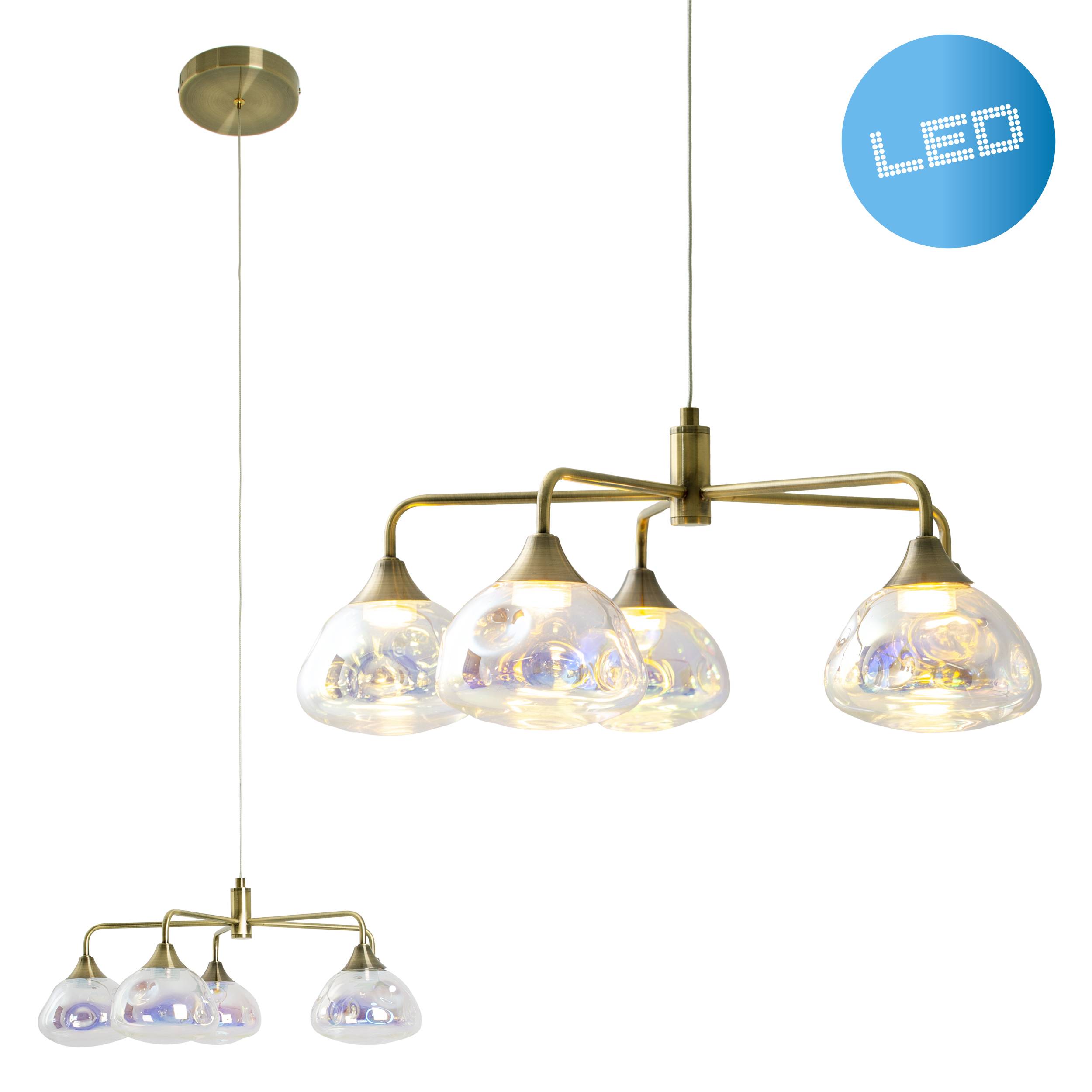 5 flg. LED Pendelleuchte "VARNA"