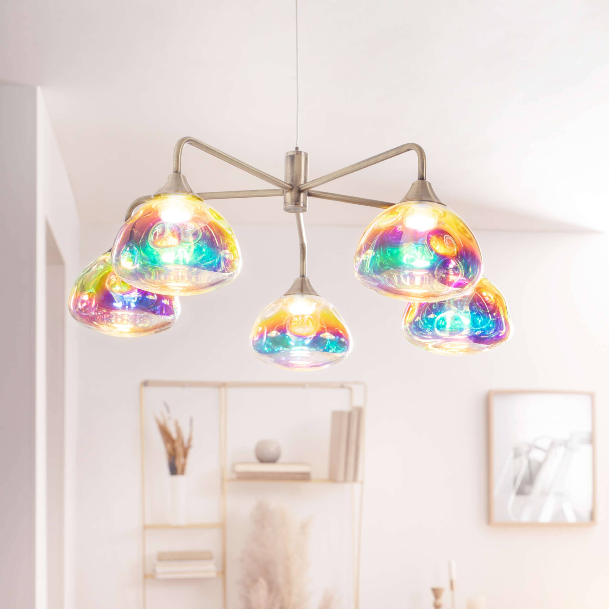 5 flg. LED Pendelleuchte "VARNA"