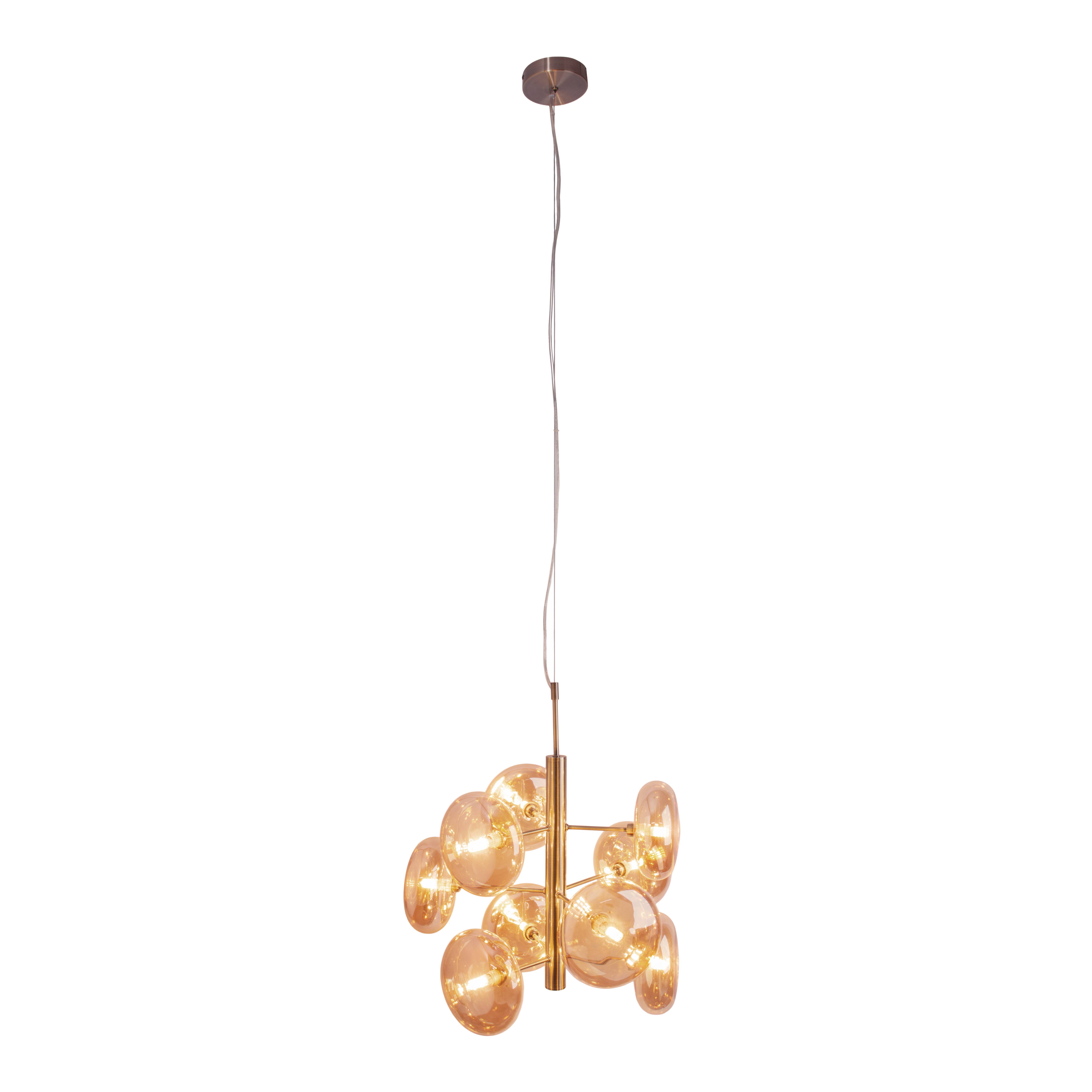 Pendelleuchte "ORION" D: ca. 53 cm amber