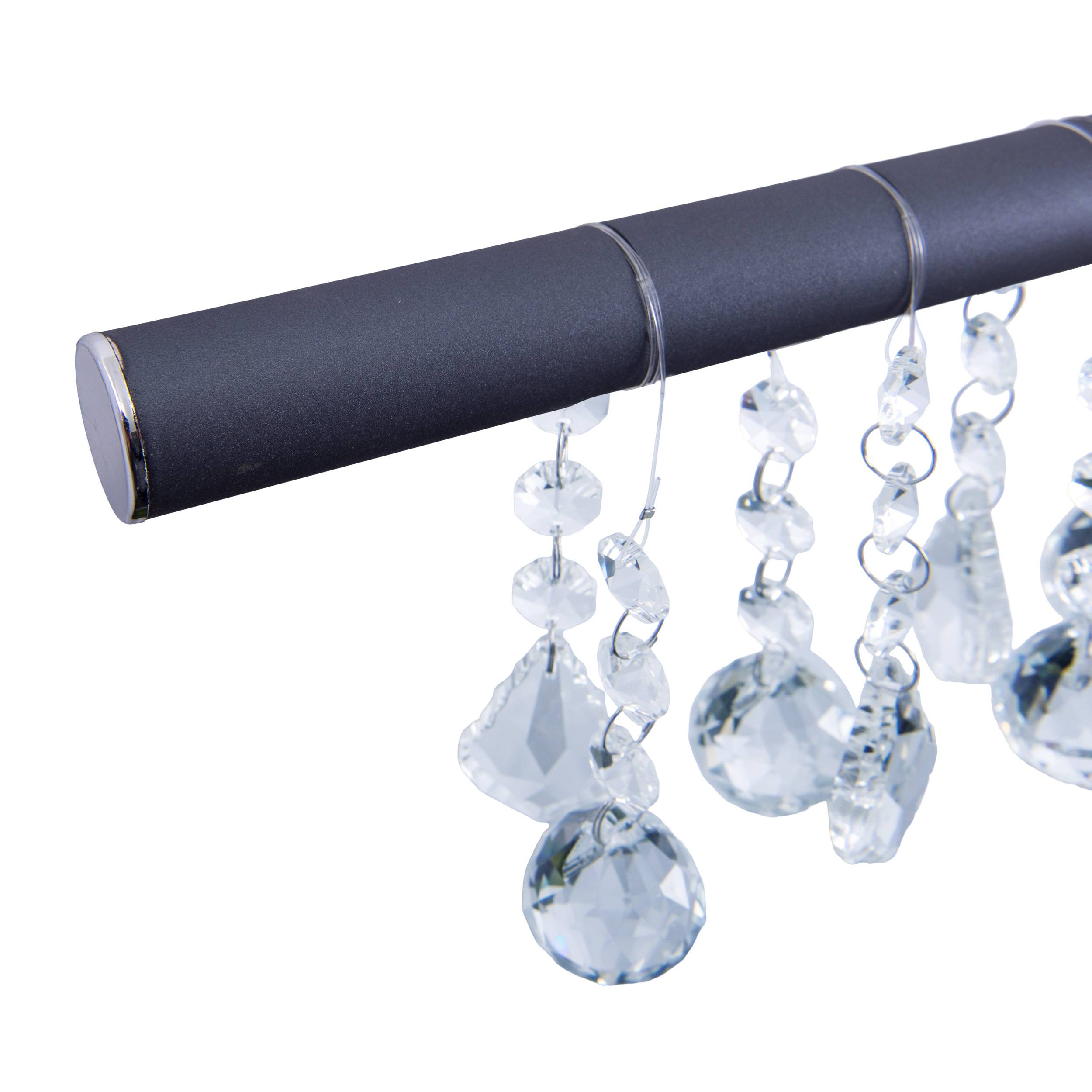 LED Pendelleuchte "NOBILIS" l: ca. 100 cm - grau