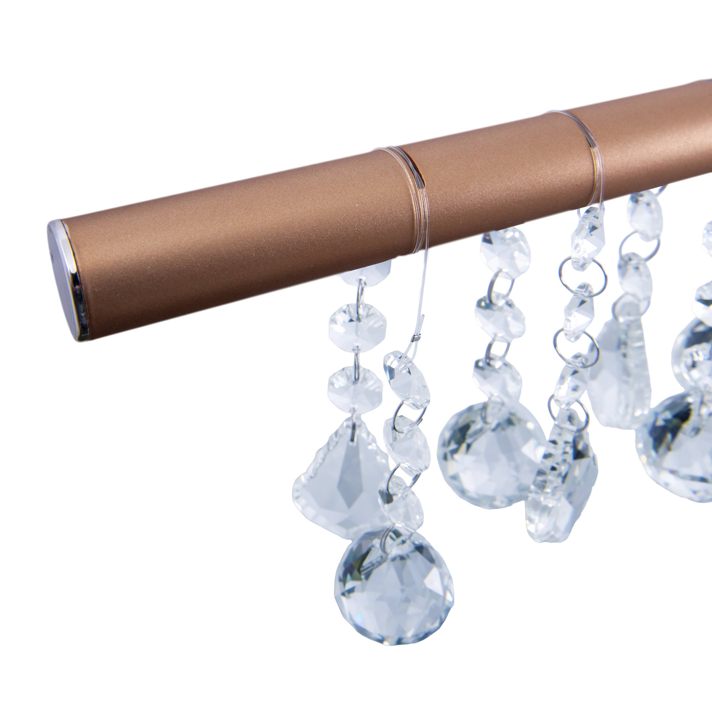 LED Pendelleuchte "NOBILIS" L: ca. 100 cm - gold