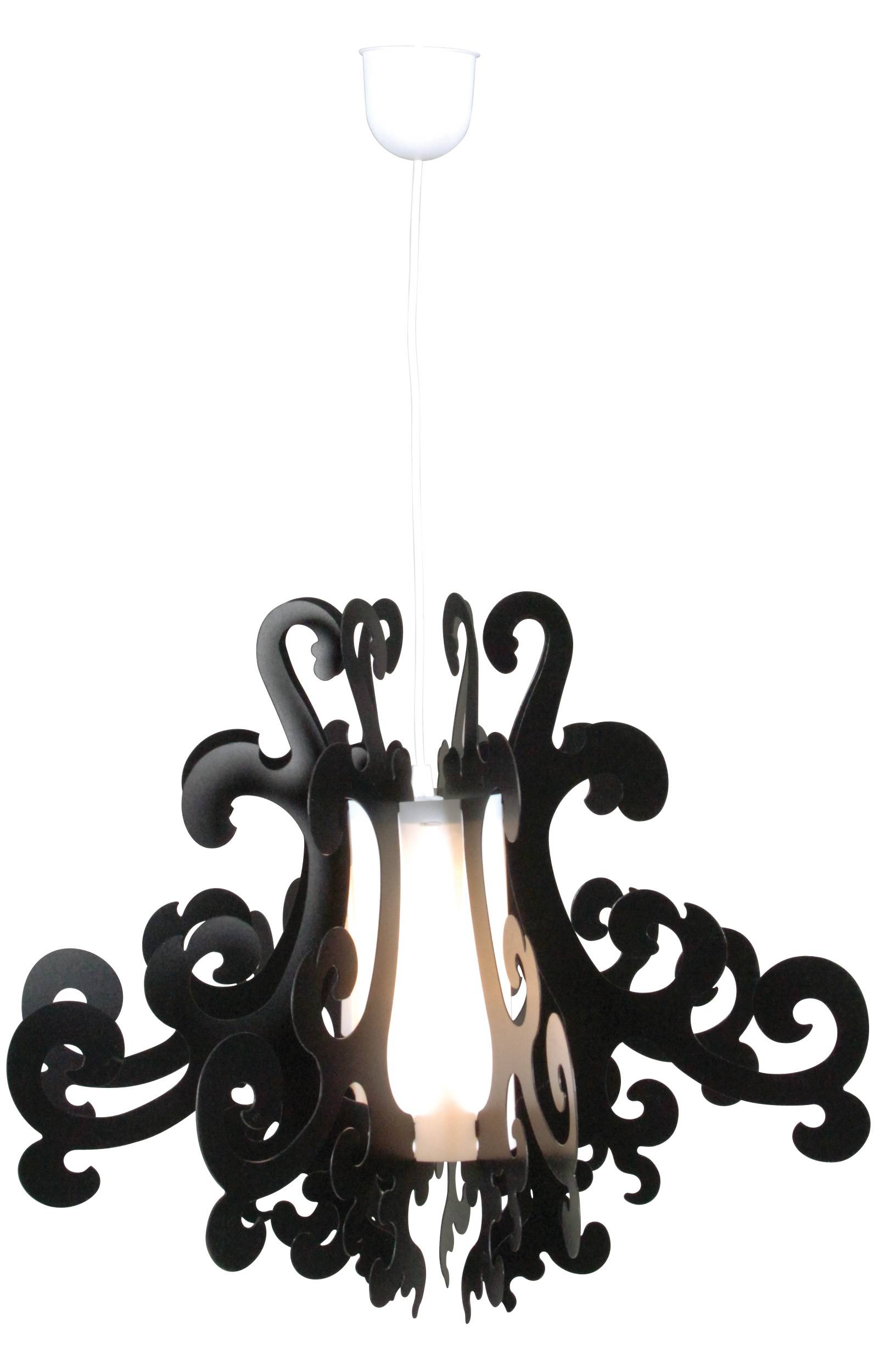 Deko-Krone "GRETTA" schwarz