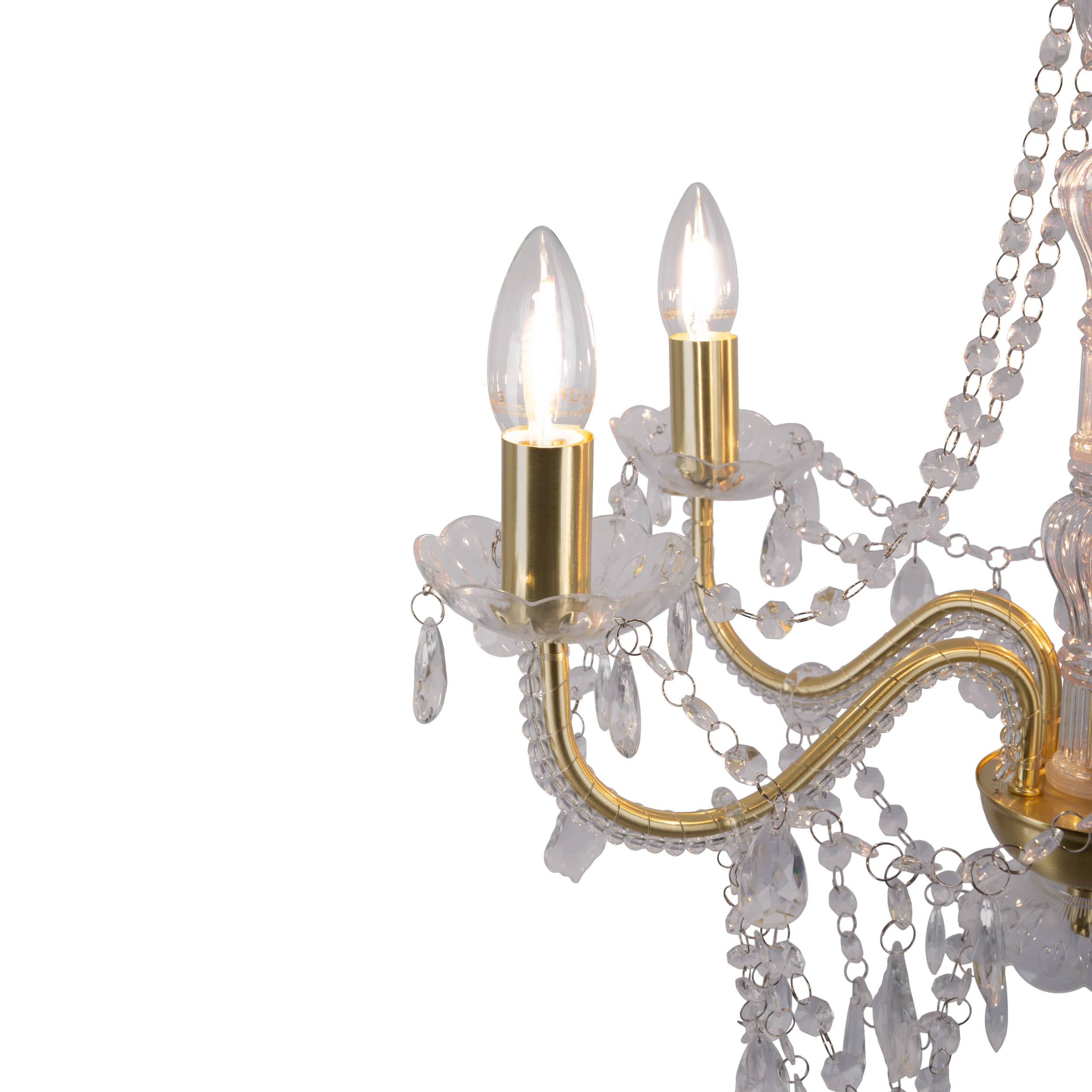 5er Krone "CECILIA" D: 52 cm gold