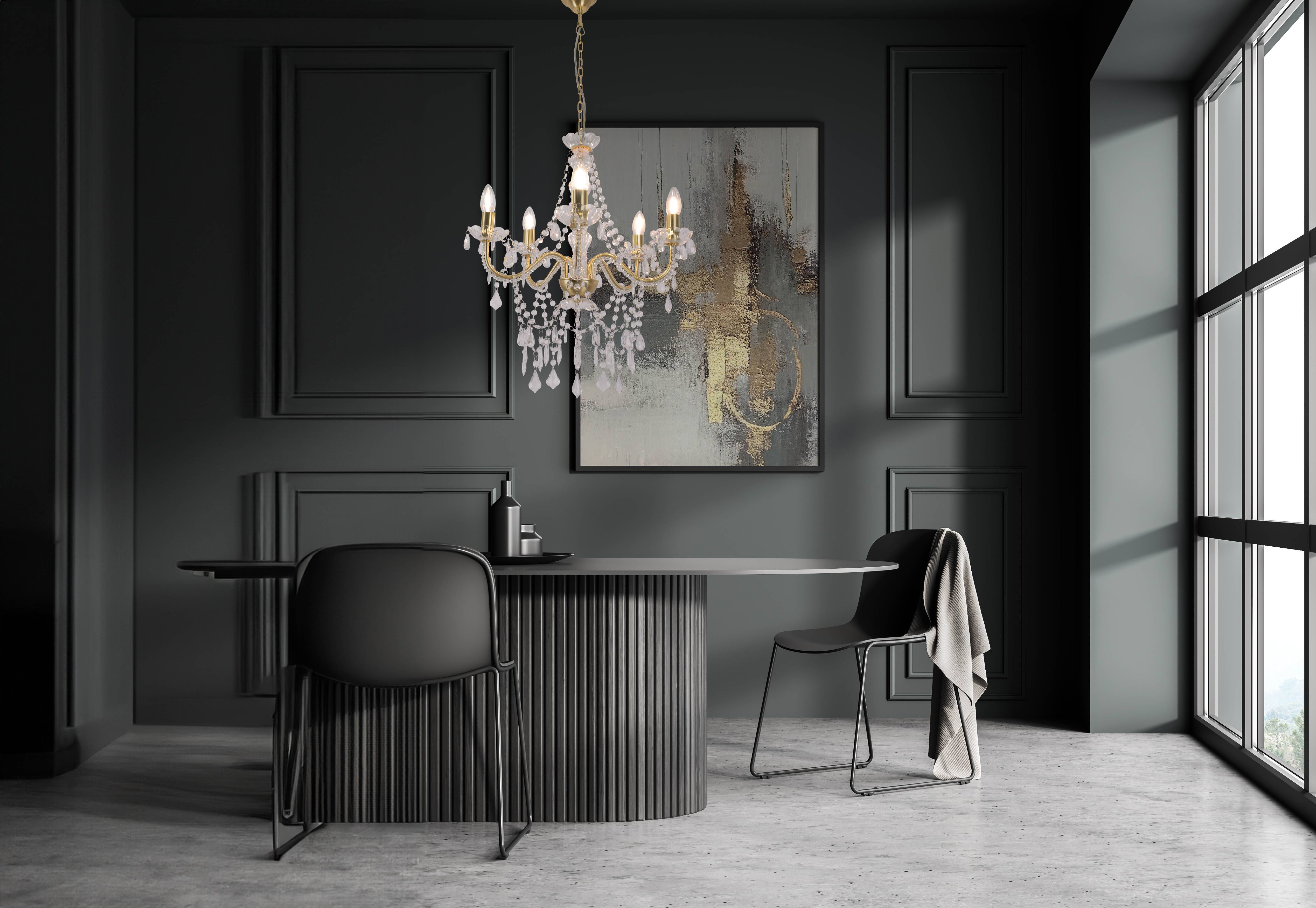 5er Krone "CECILIA" D: 52 cm gold