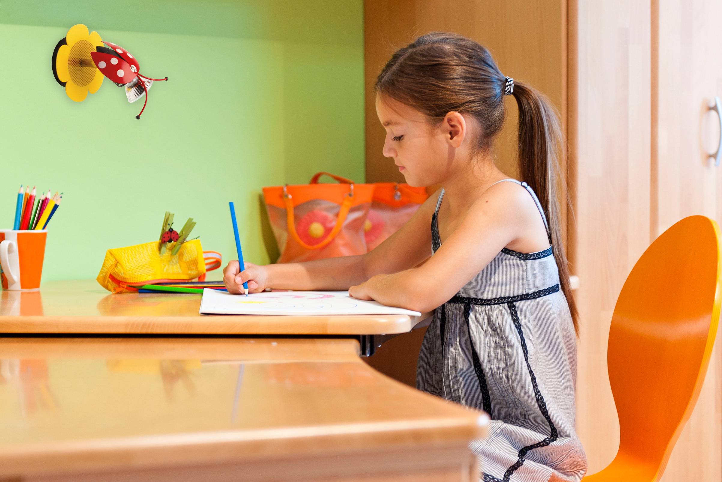 Kinder-Deckenleuchte "Marienkäfer"