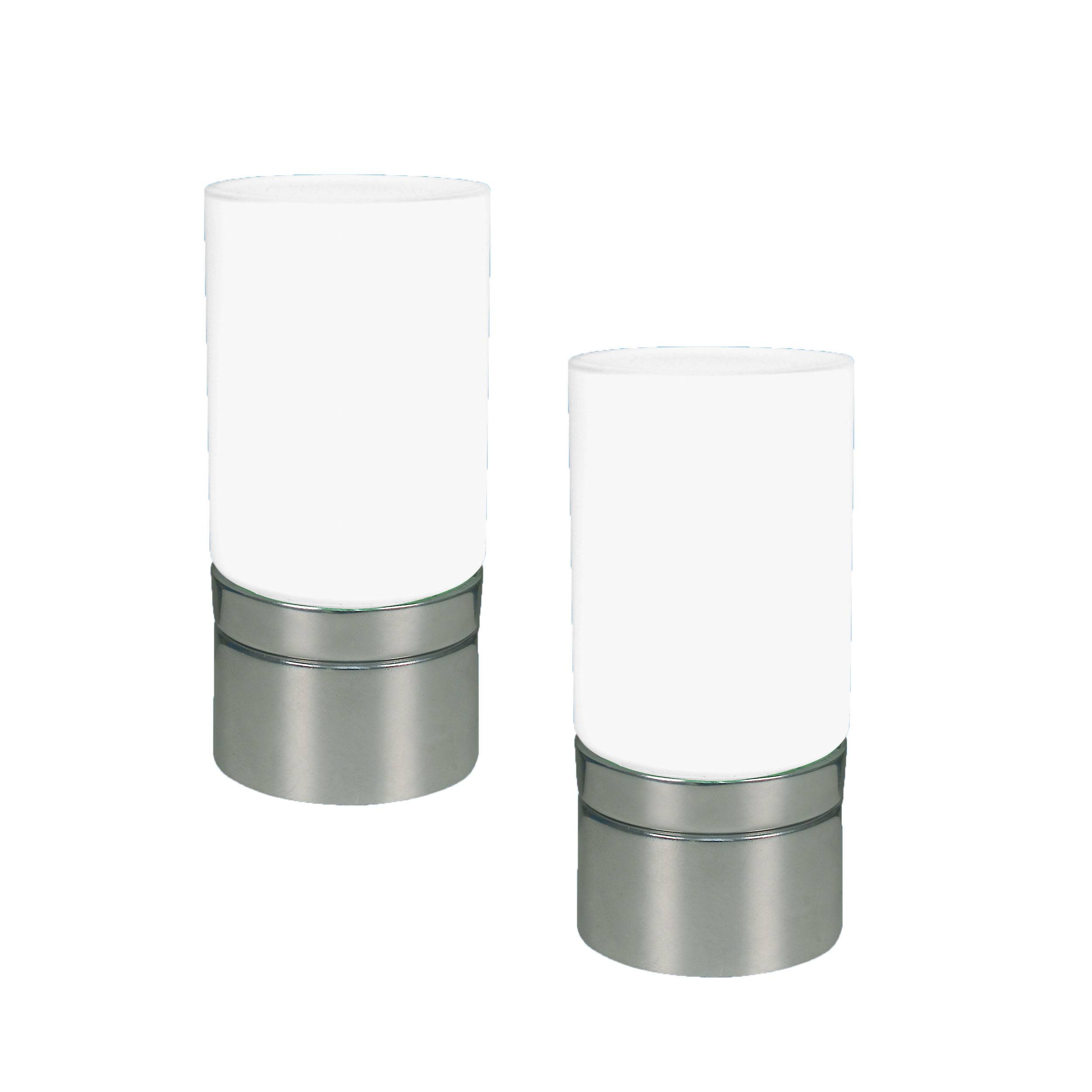 2er-Set LED-Deko-Glastischleuchte