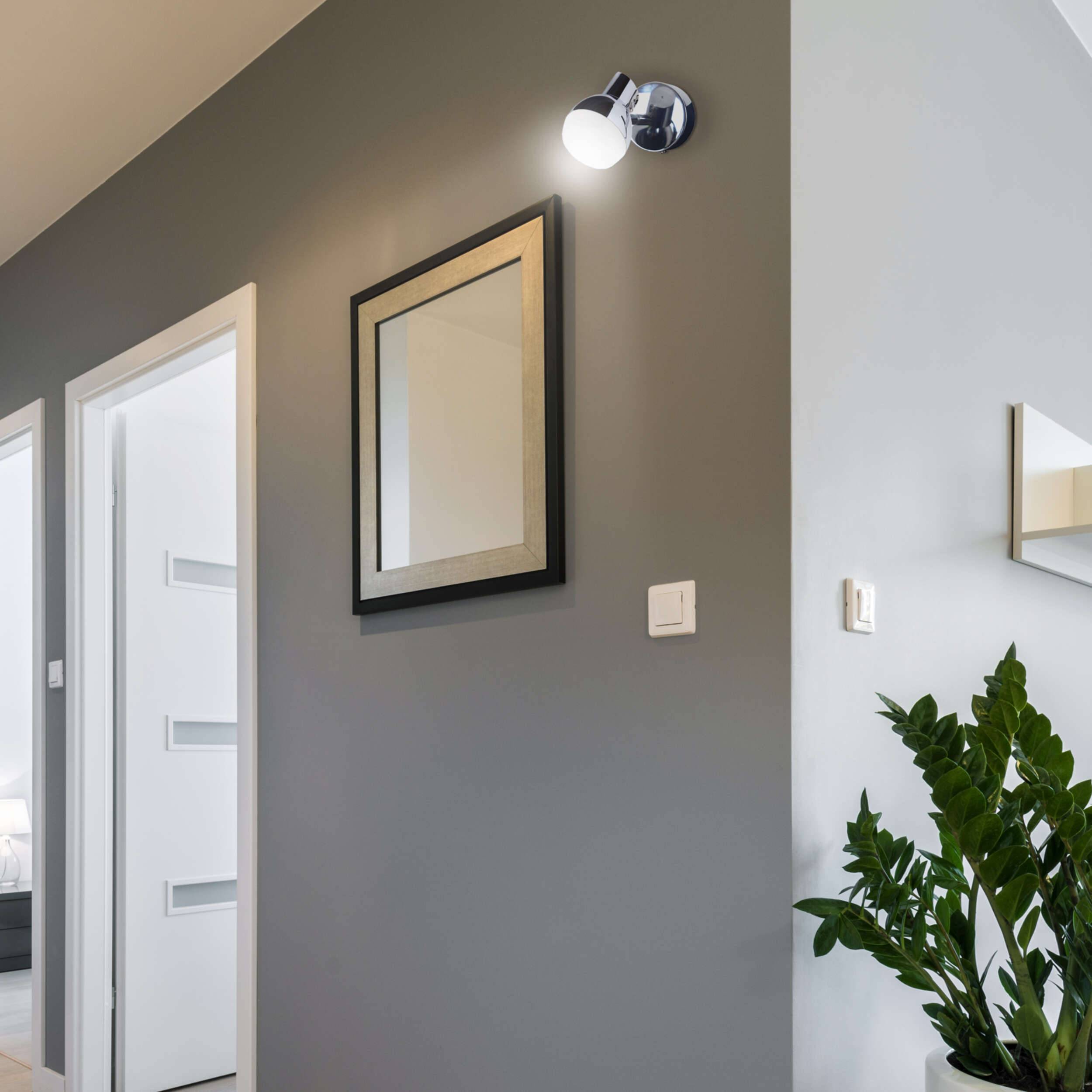 1er LED-Wandspot "CHROMEY"