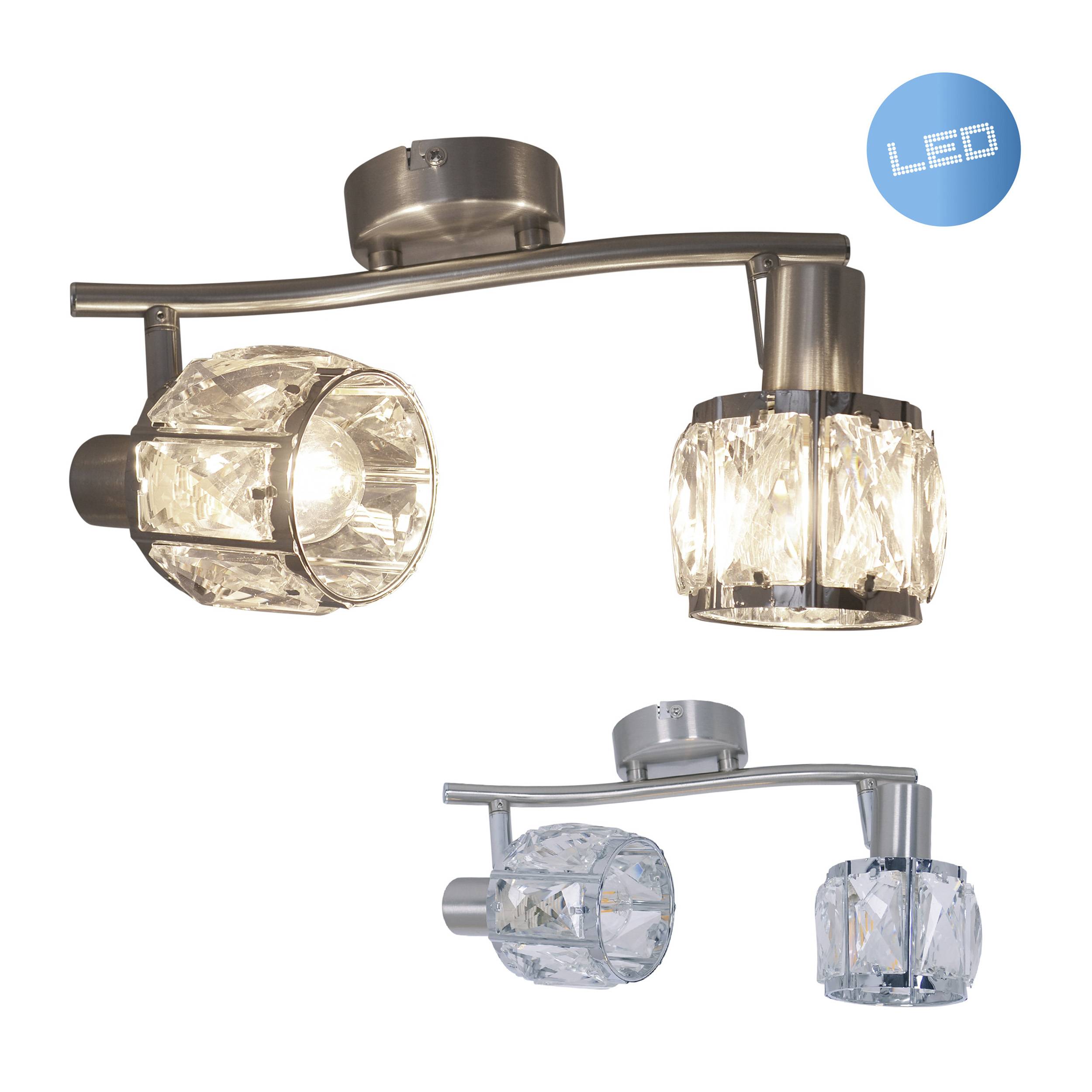 2er-LED-Spot "JOSEFA" E14 Filament