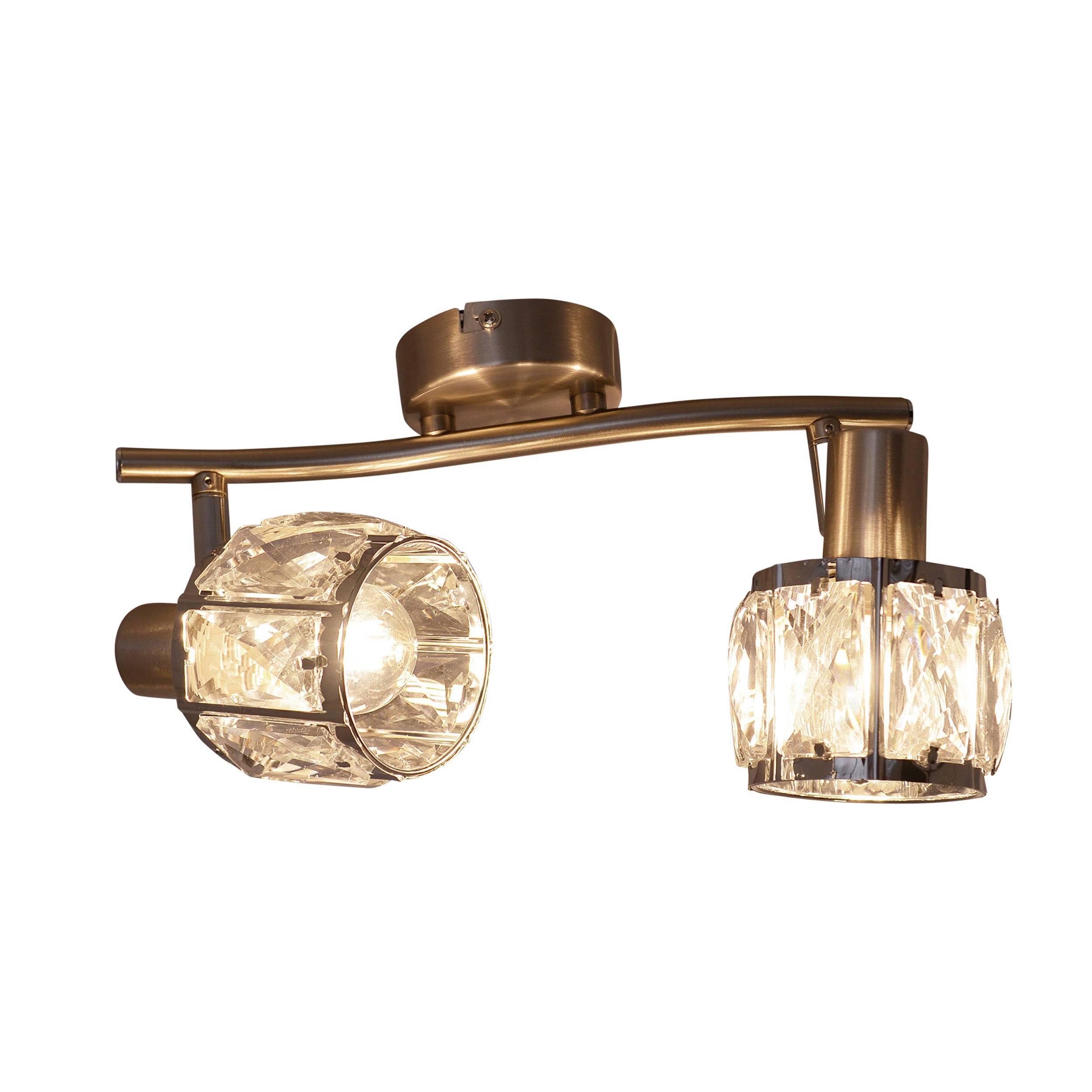 2er-LED-Spot "JOSEFA" E14 Filament