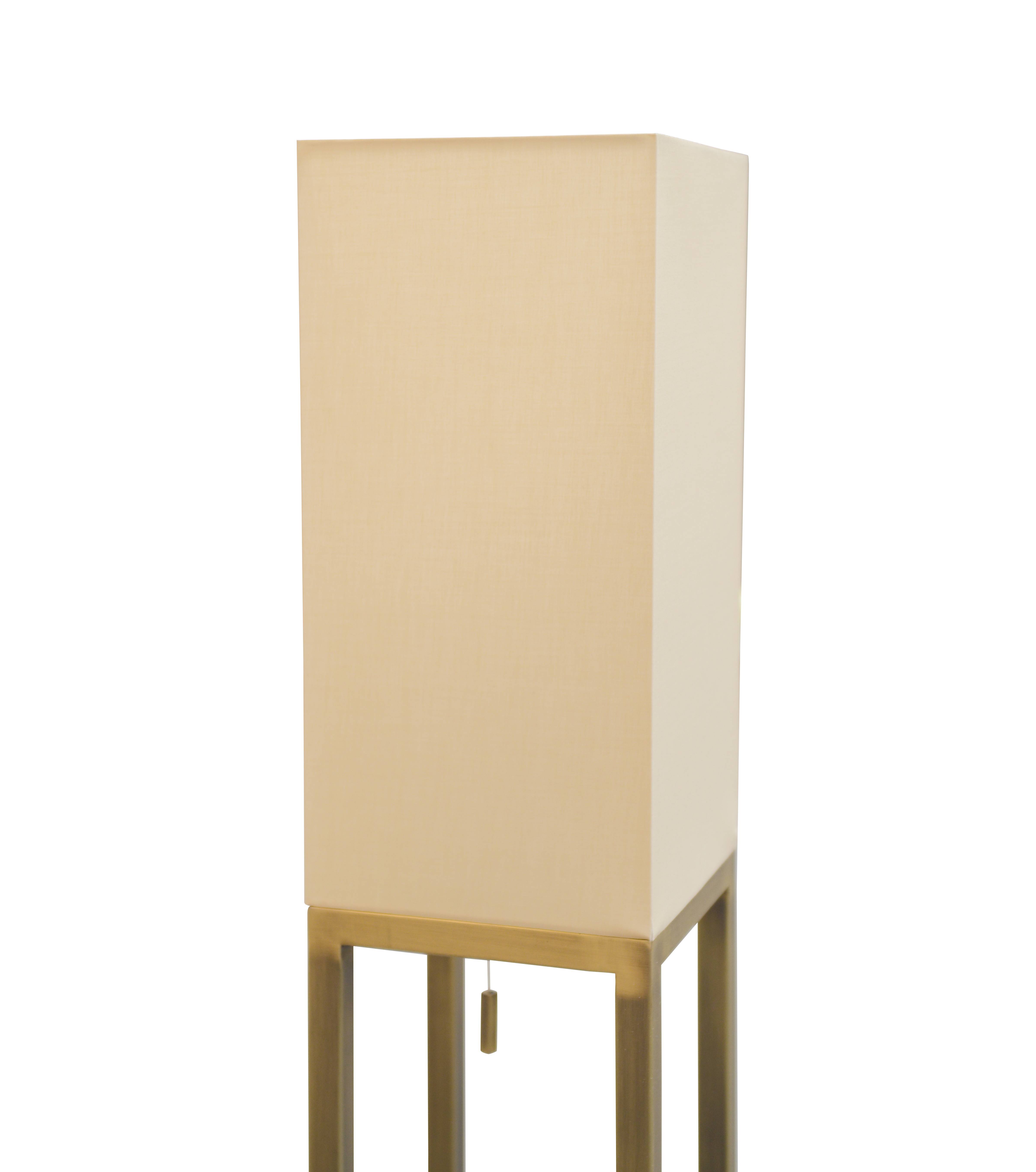 Stehleuchte h: 150cm beige "ALFA"