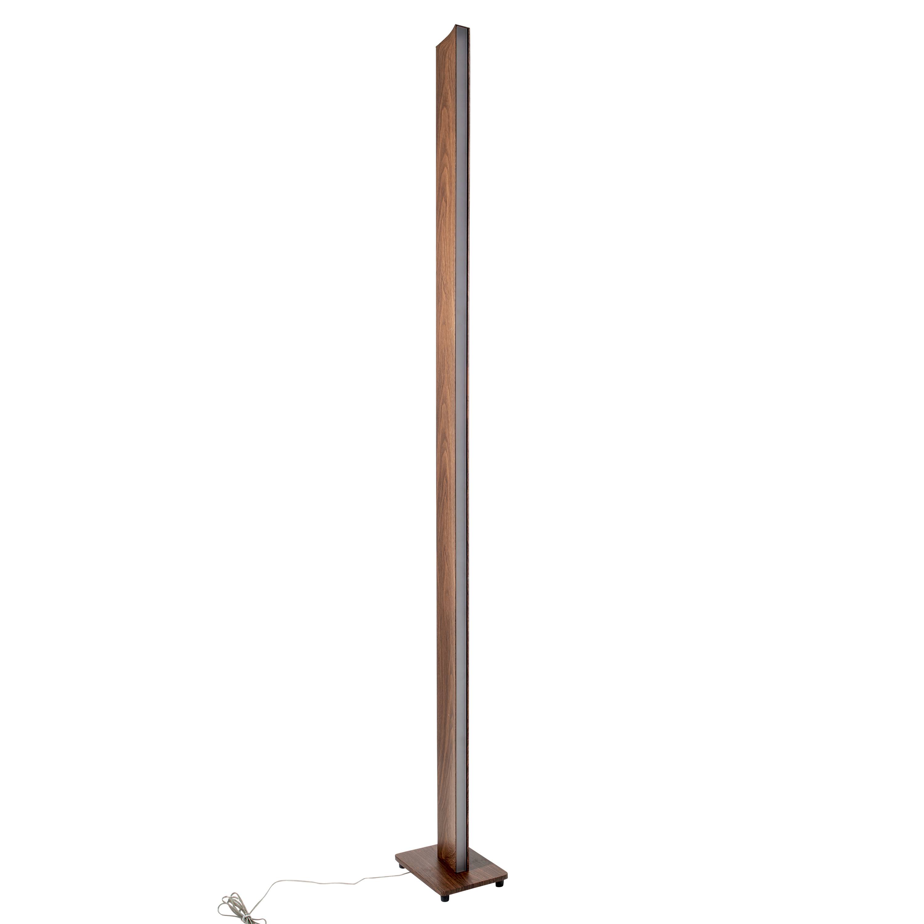 LED Stehleuchte "MADERA" h: 152cm natur