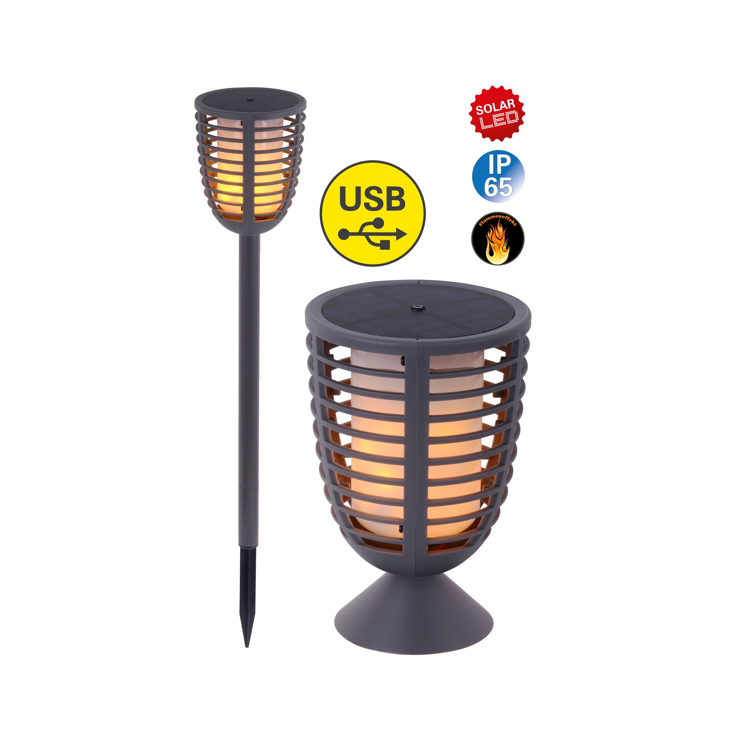 LED Erdspiess "Fackel"