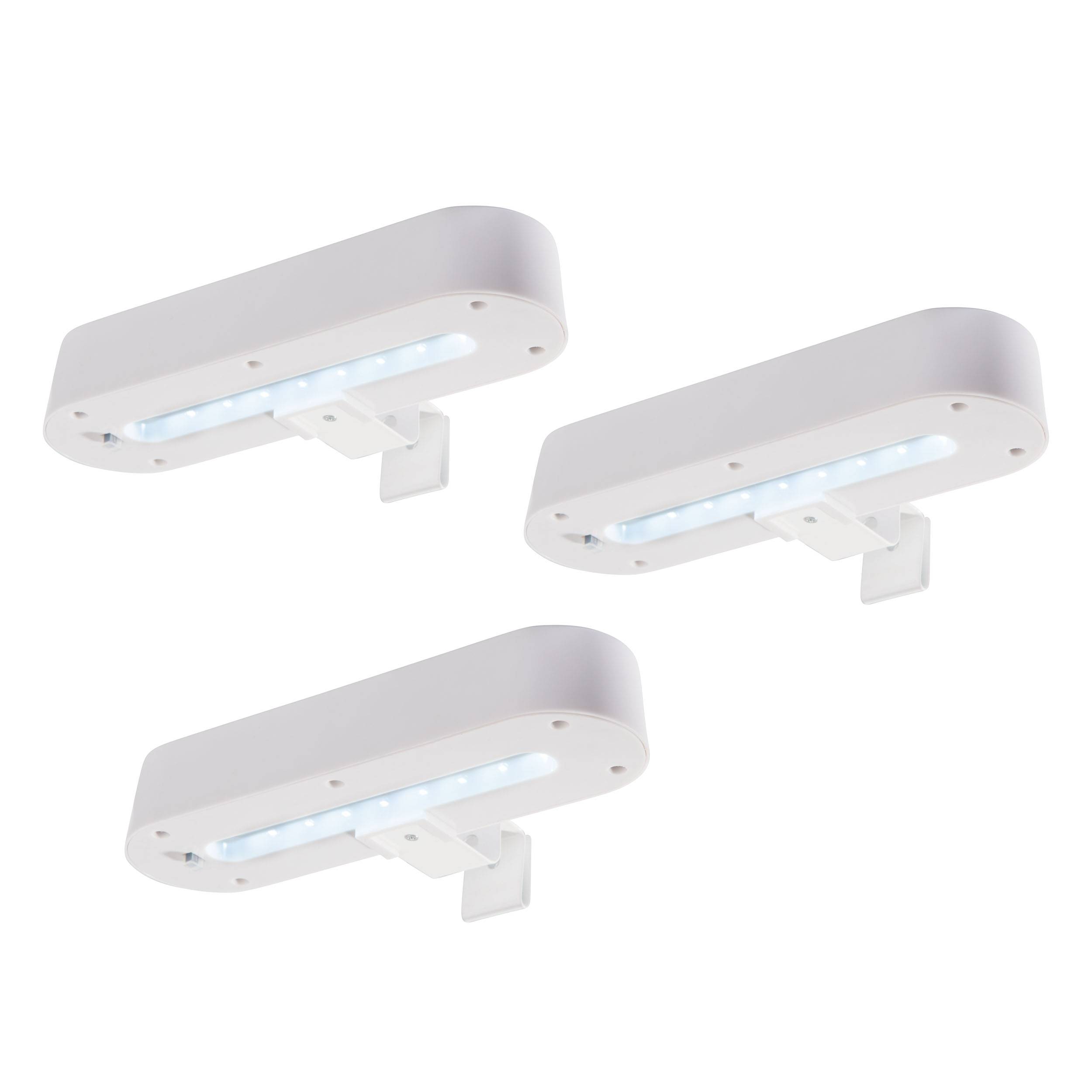 3er-Set LED Solarleuchte "GARDEN LIGHT" weiß