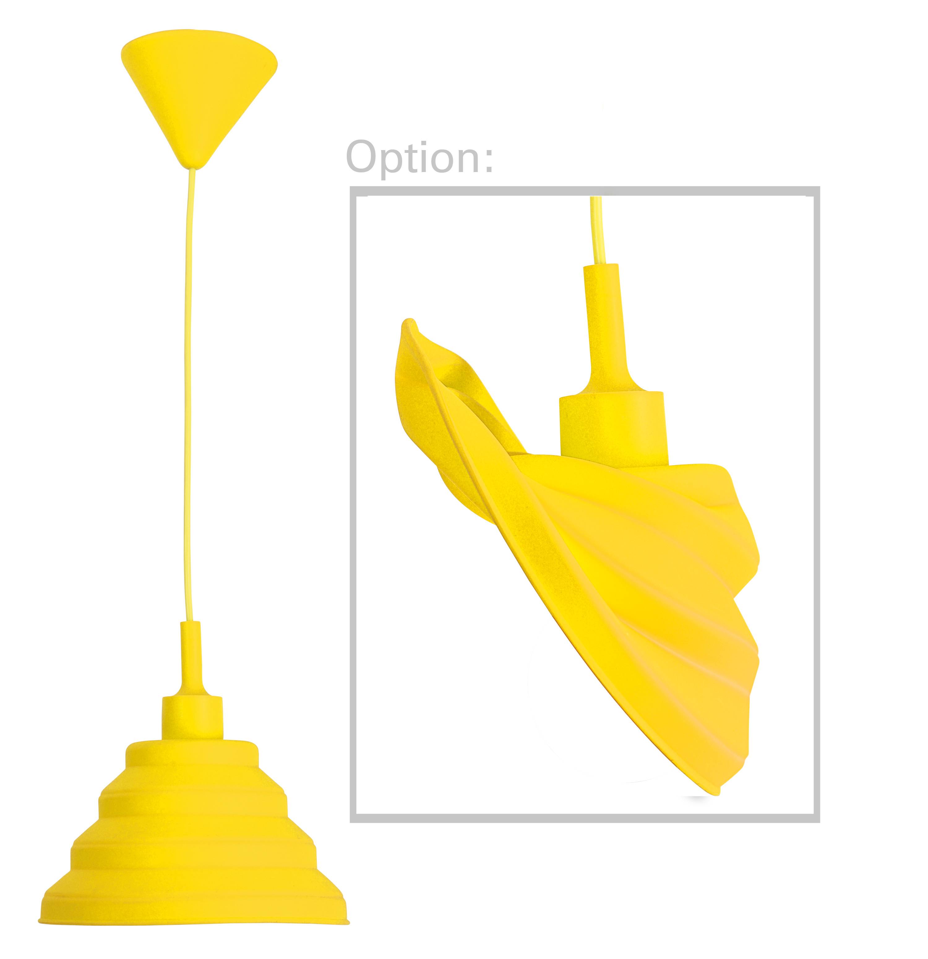 Pendelleuchte "CARA" in gelb