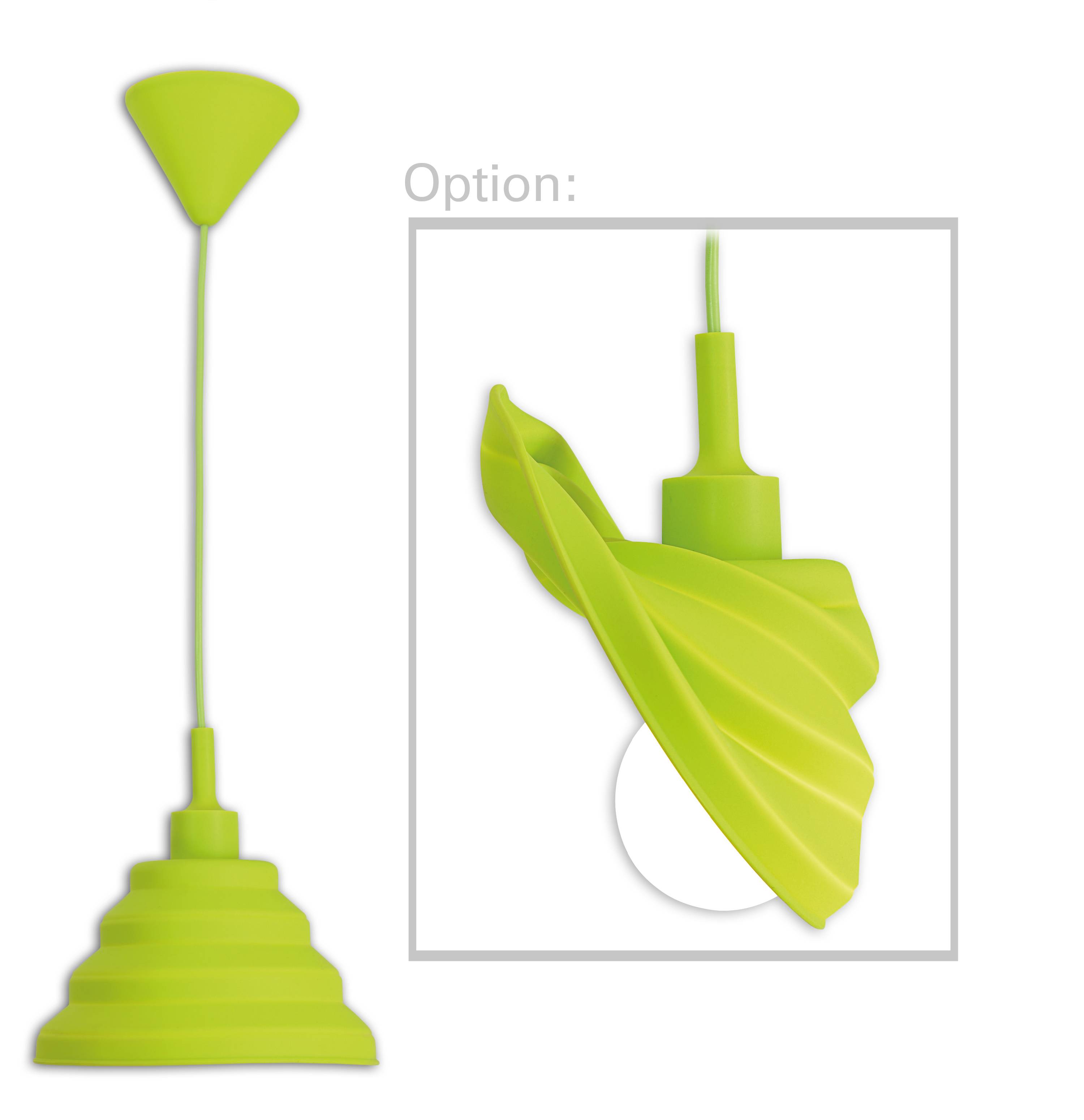 Pendelleuchte "Cara" in grün