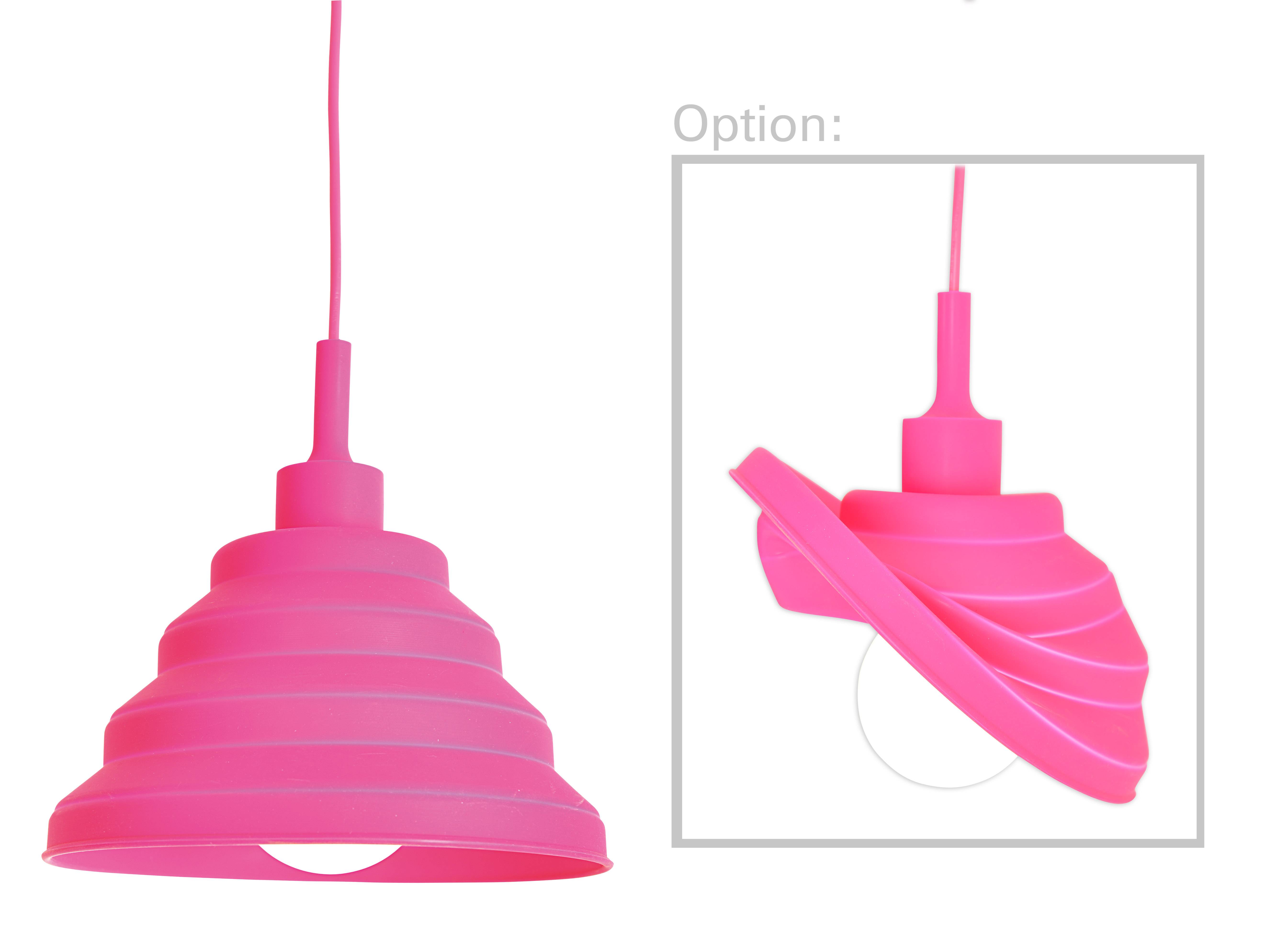 Pendelleuchte "CARA" in pink