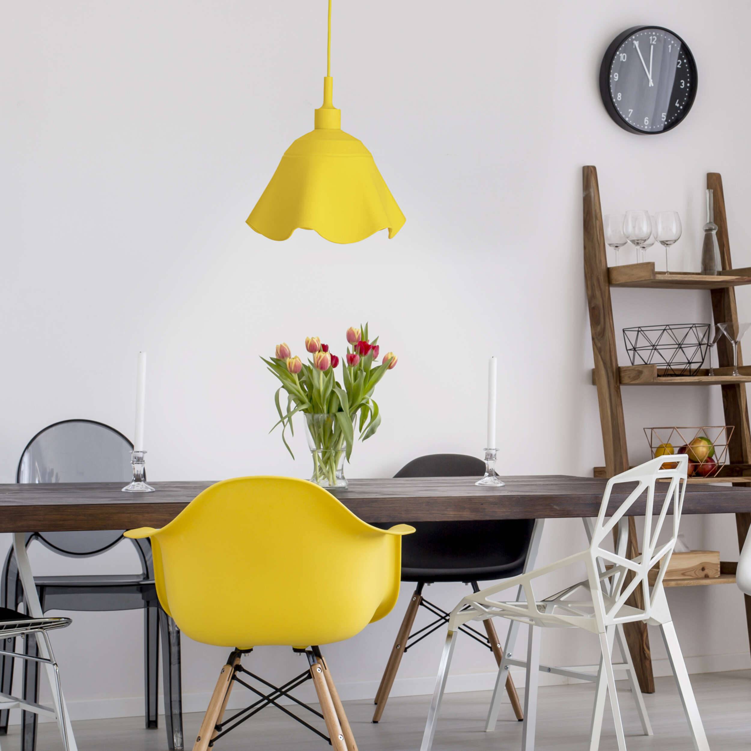 Pendelleuchte "LEYA" in gelb