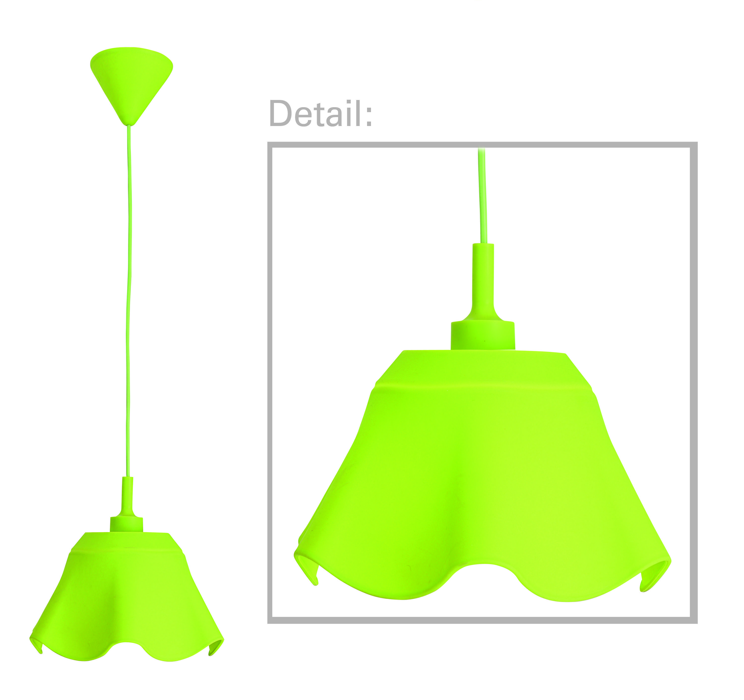 Pendelleuchte "LEYA" in grün