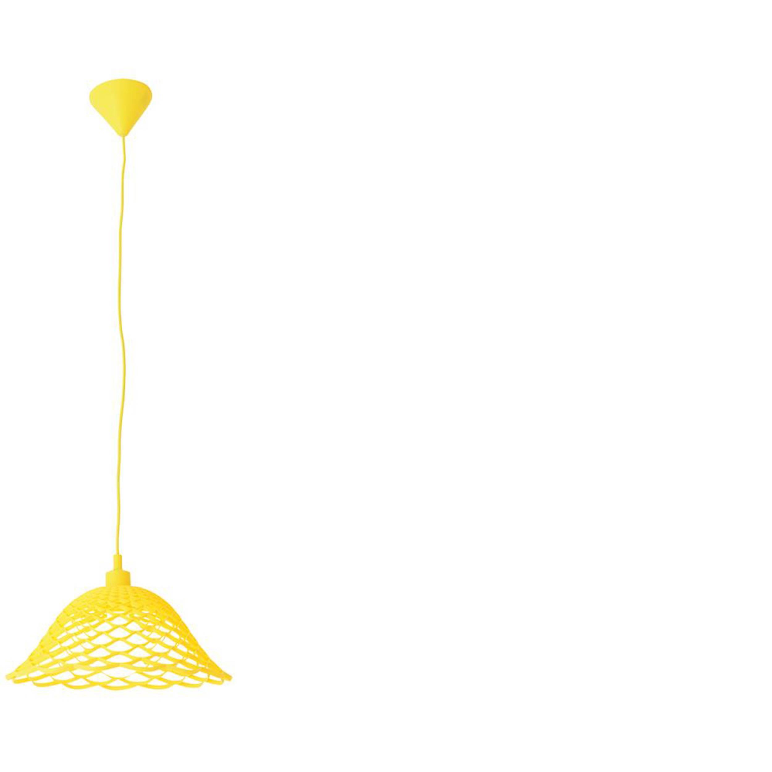 Silikon-Pendelleuchte "Cera" in gelb