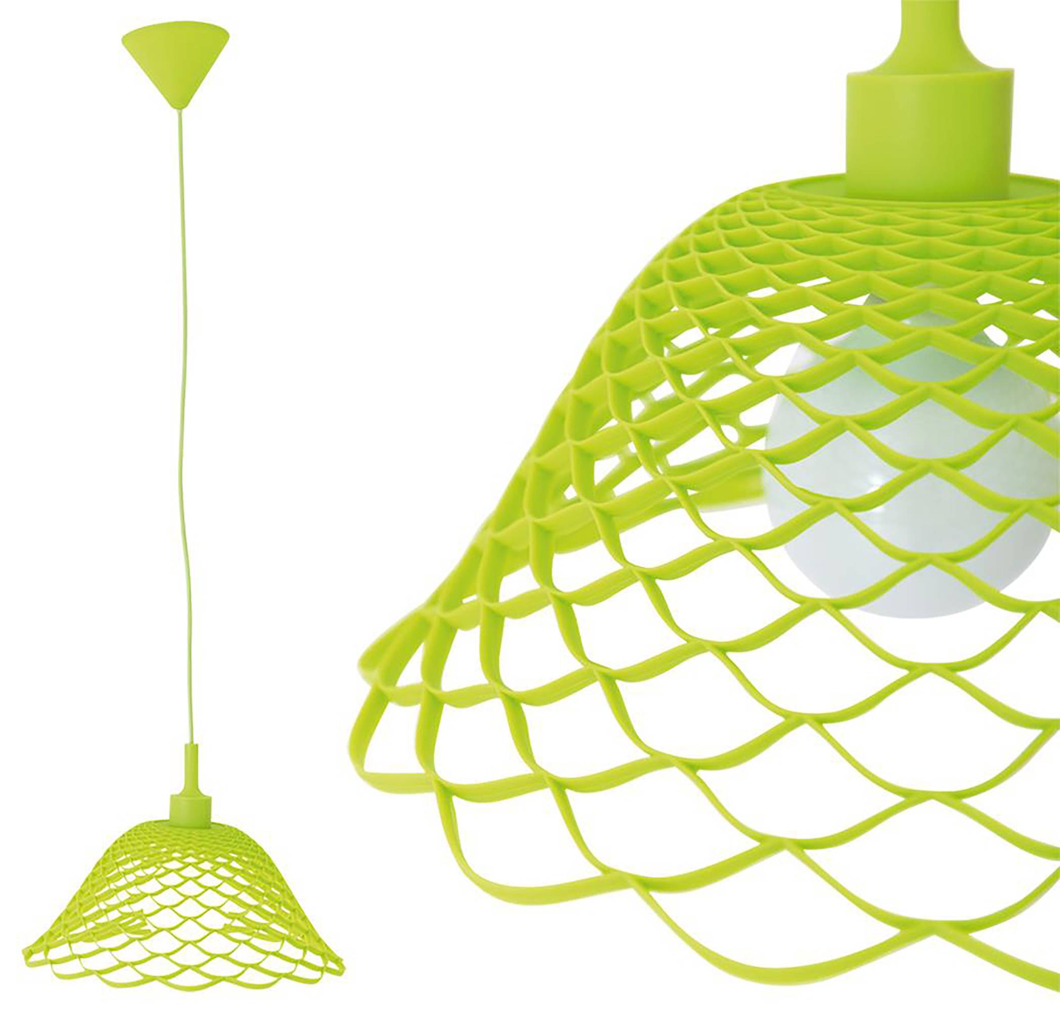 Silikon-Pendelleuchte "CERA" in grün