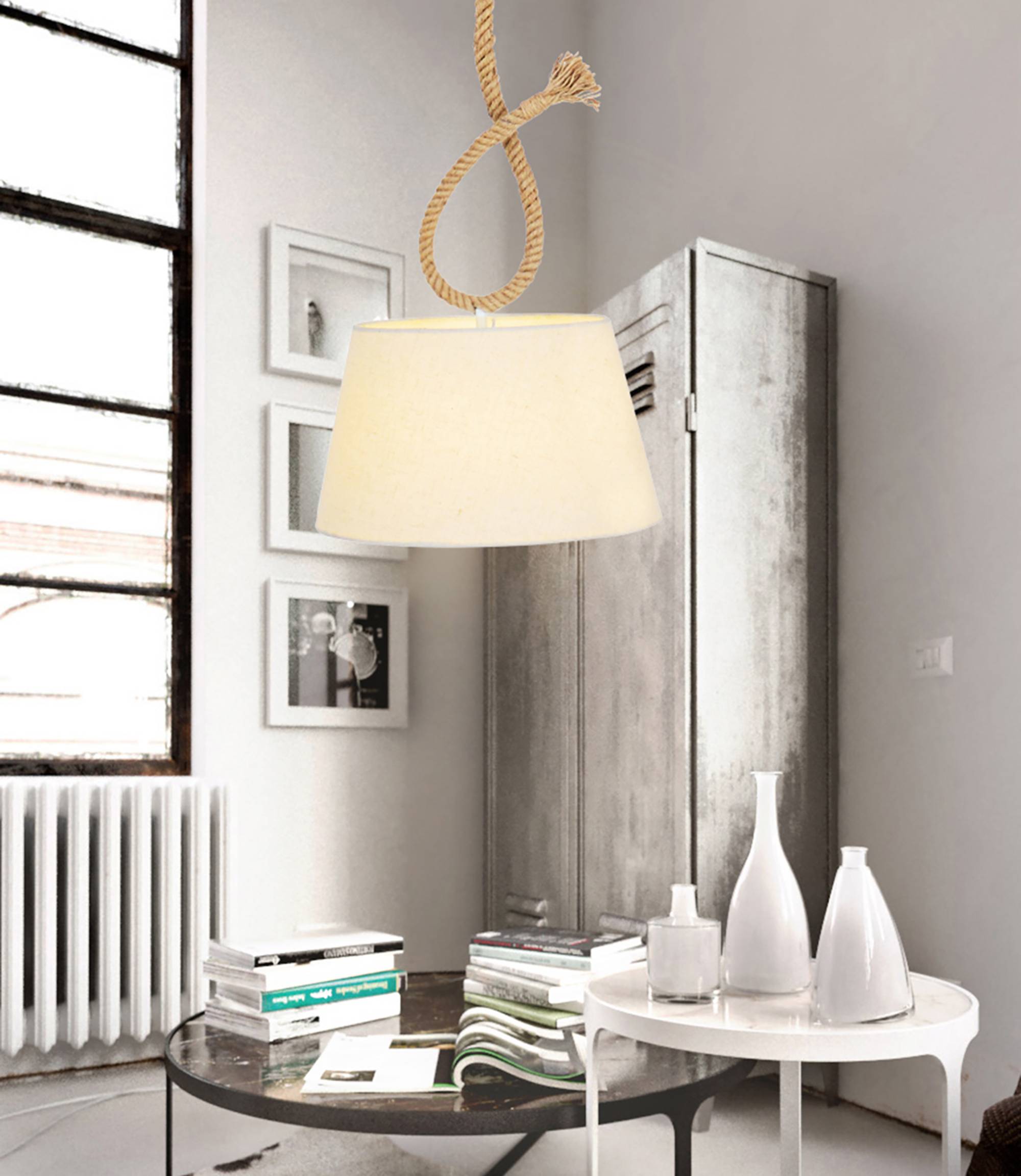 Pendelleuchte "ROPE" d: 35cm