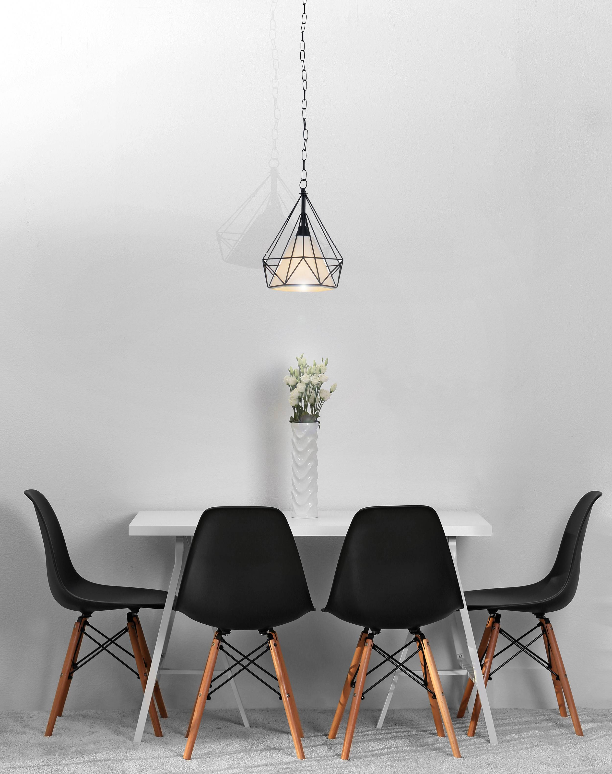 Metall-Pendelleuchte "ALEX" d: 29cm schwarz