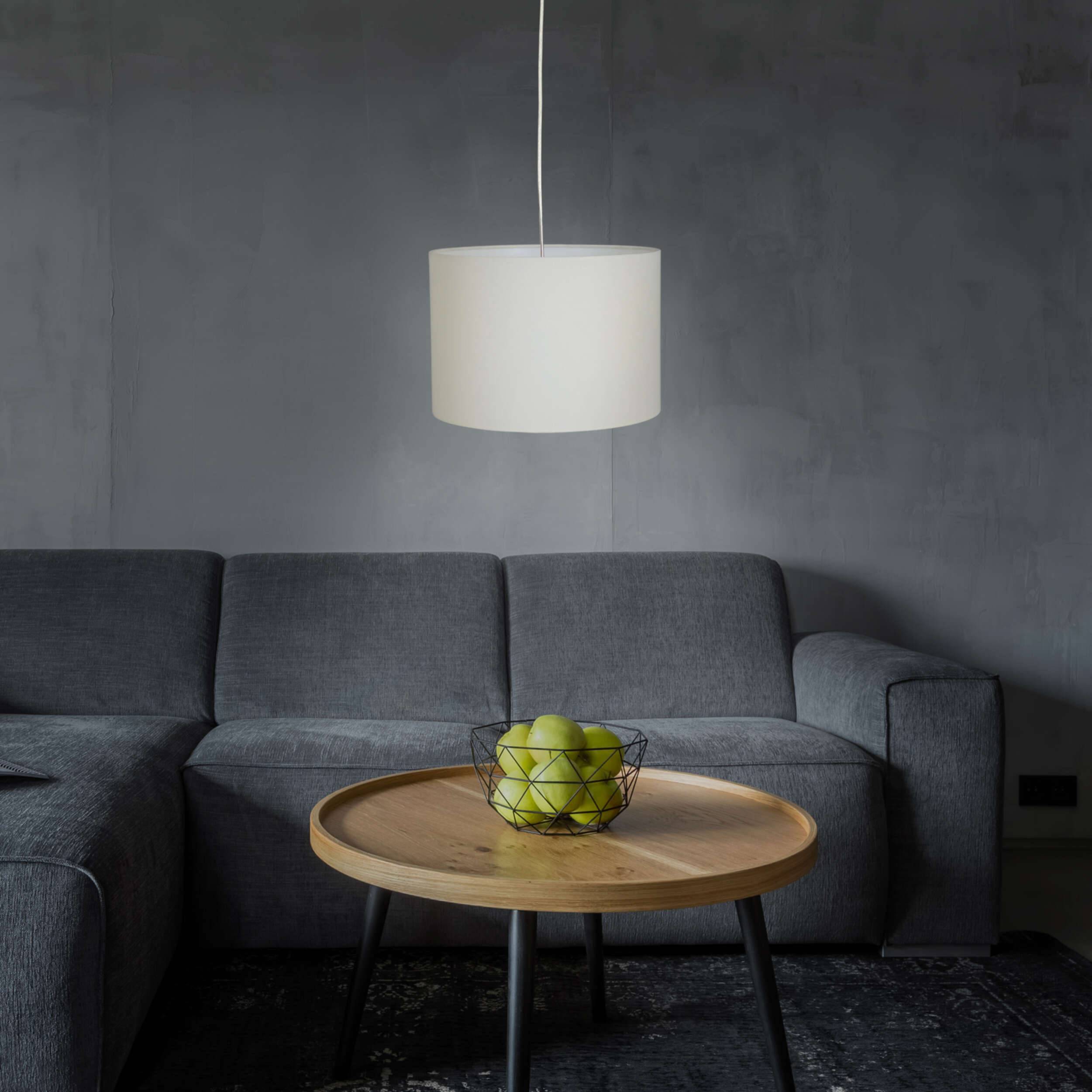 Pendelleuchte "TOM" D: 30cm beige