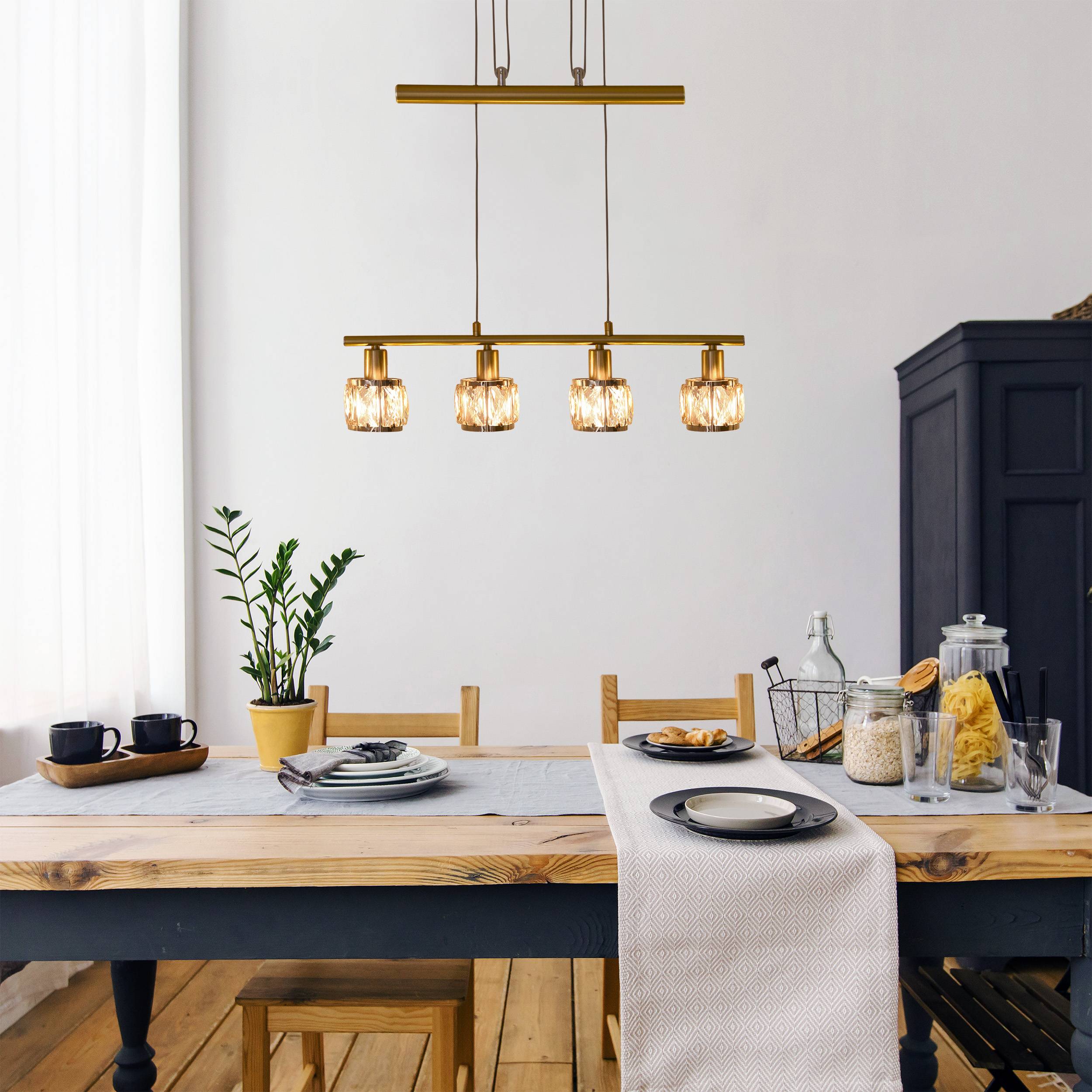 LED-Gegenzugpendelleuchte "JOSEFA" E14 Filament