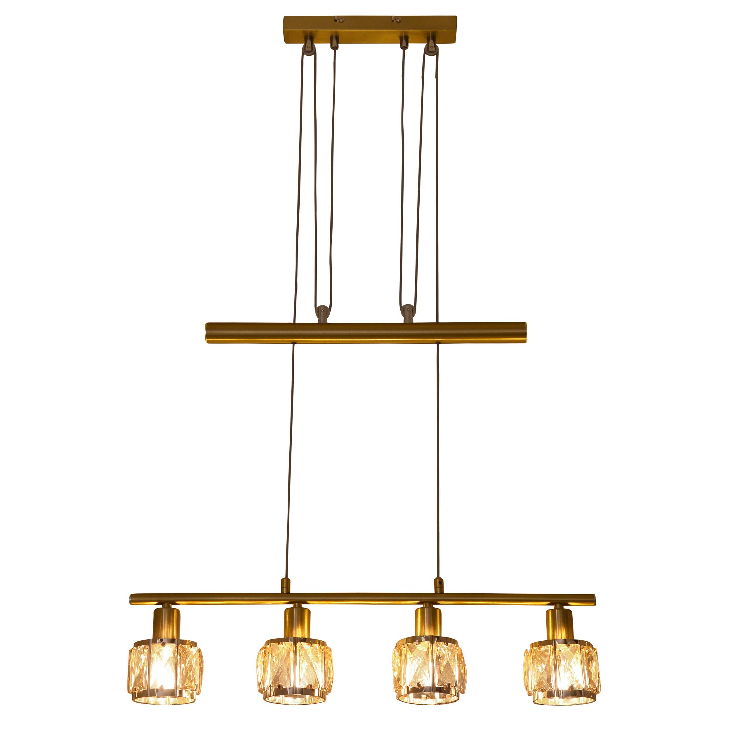 LED-Gegenzugpendelleuchte "JOSEFA" E14 Filament