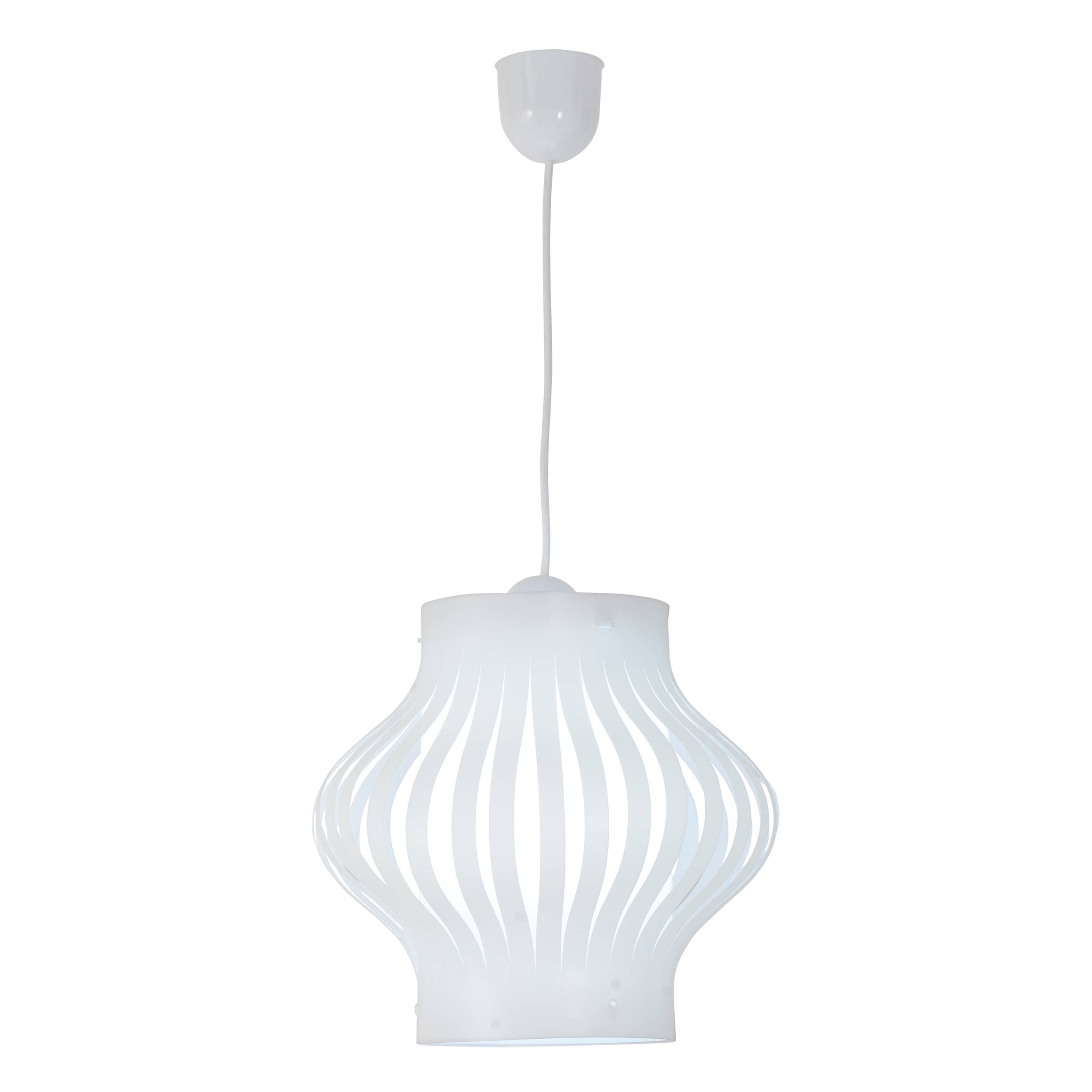 Pendelleuchte 1x E27 weiß