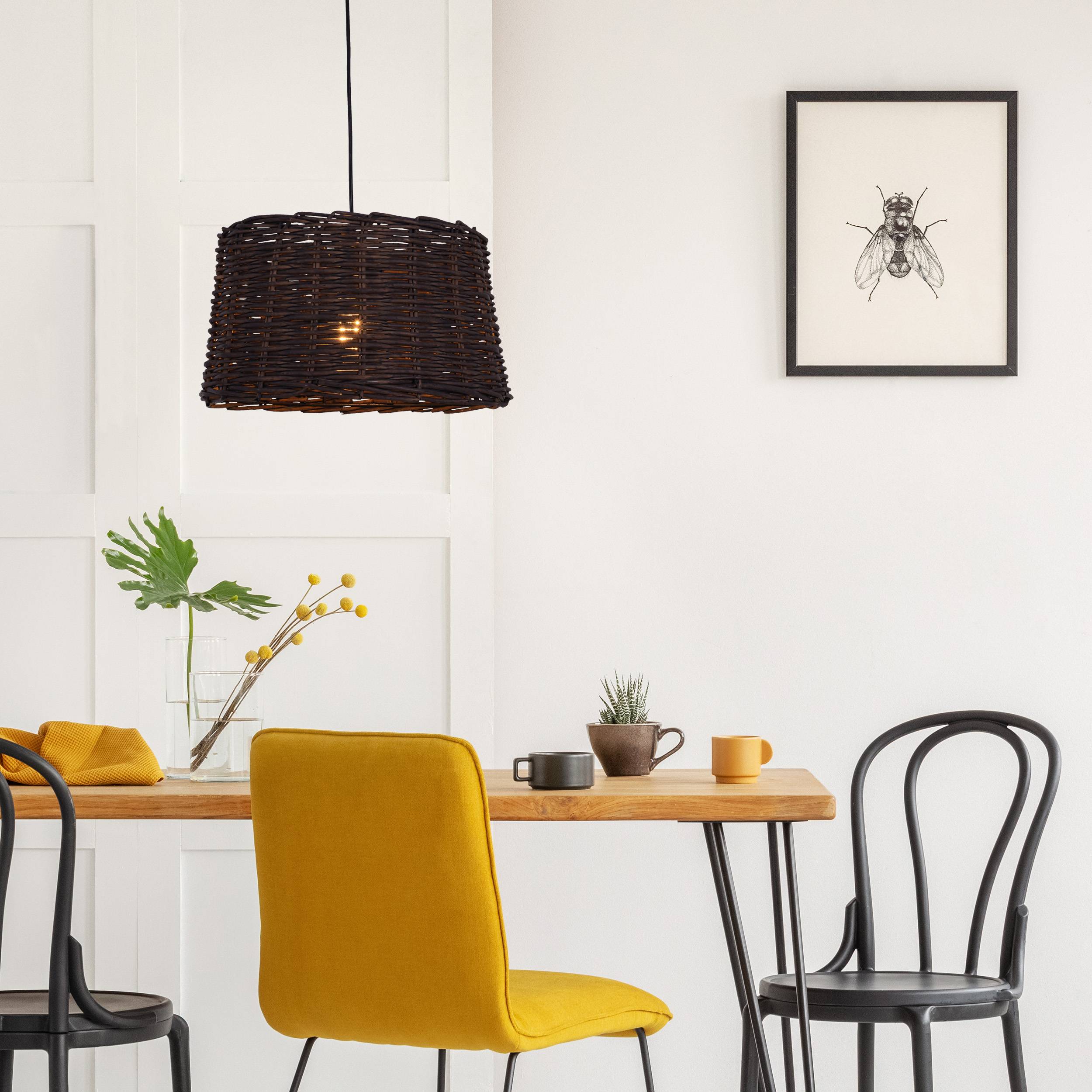 Korb-Pendelleuchte d: 38cm "BASKET"