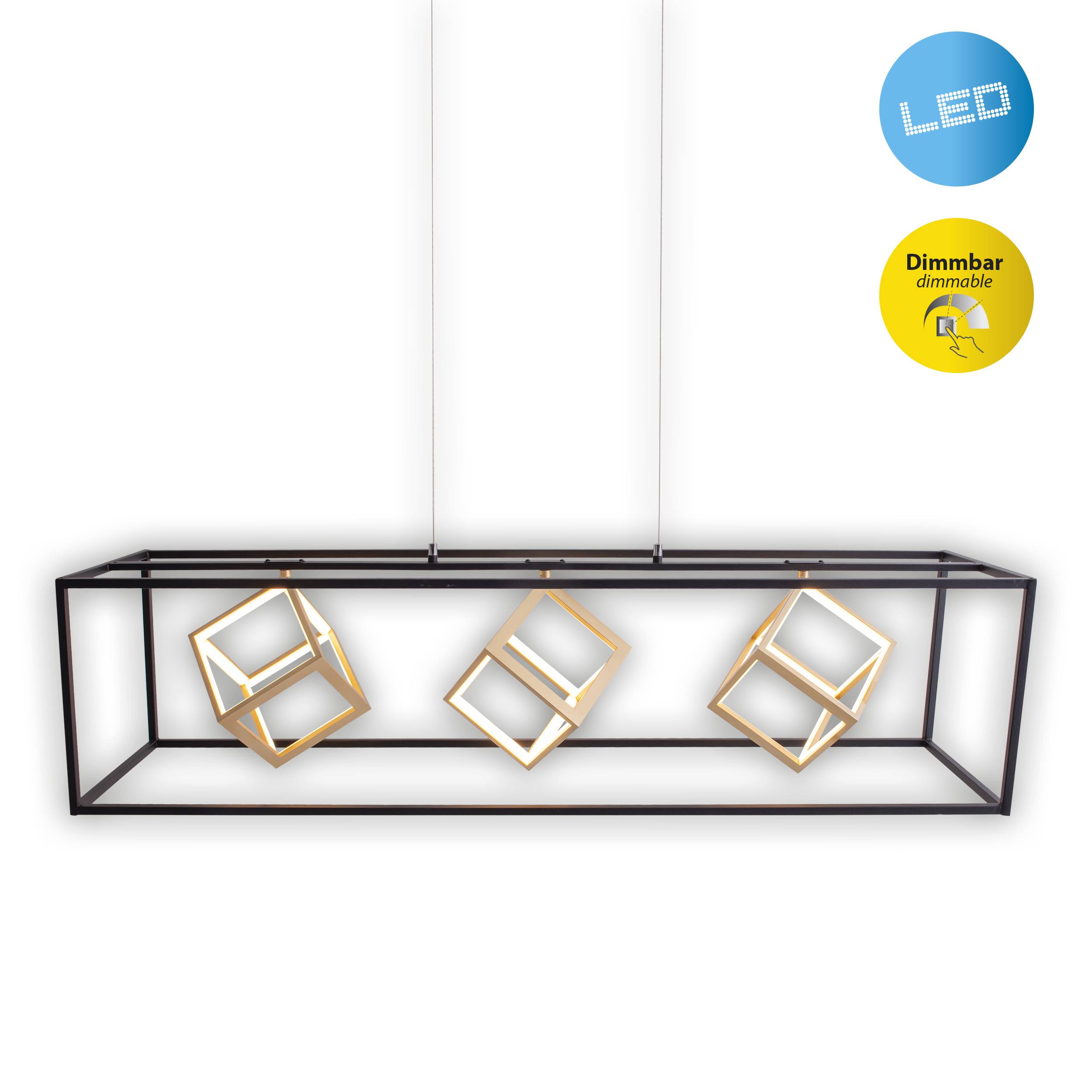 LED-Pendelleuchte l: 100cm "TRIPOLIS"