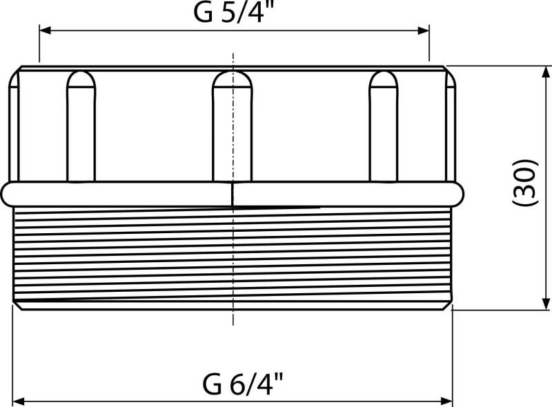 Alcadrain S0556-ND Reduktion 5/4"×6/4"