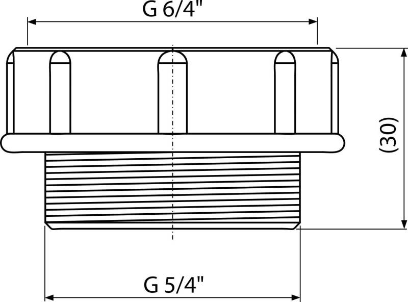 Alcadrain S0506-ND Reduktion 5/4"×6/4"