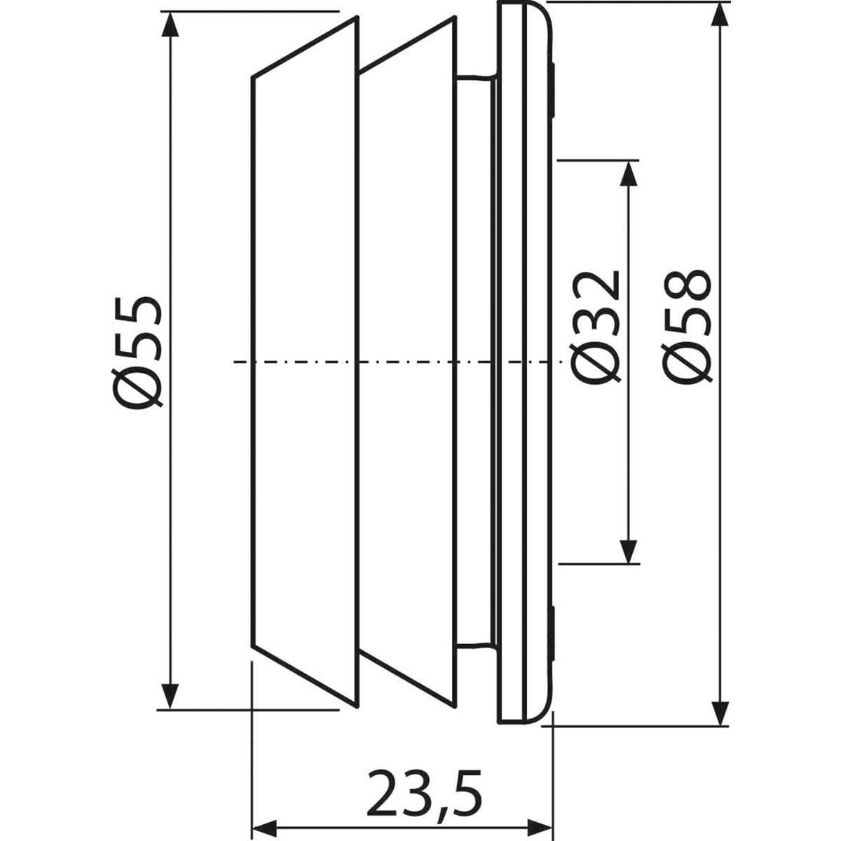 Alcadrain Z0026-ND Gumminippel 60/32