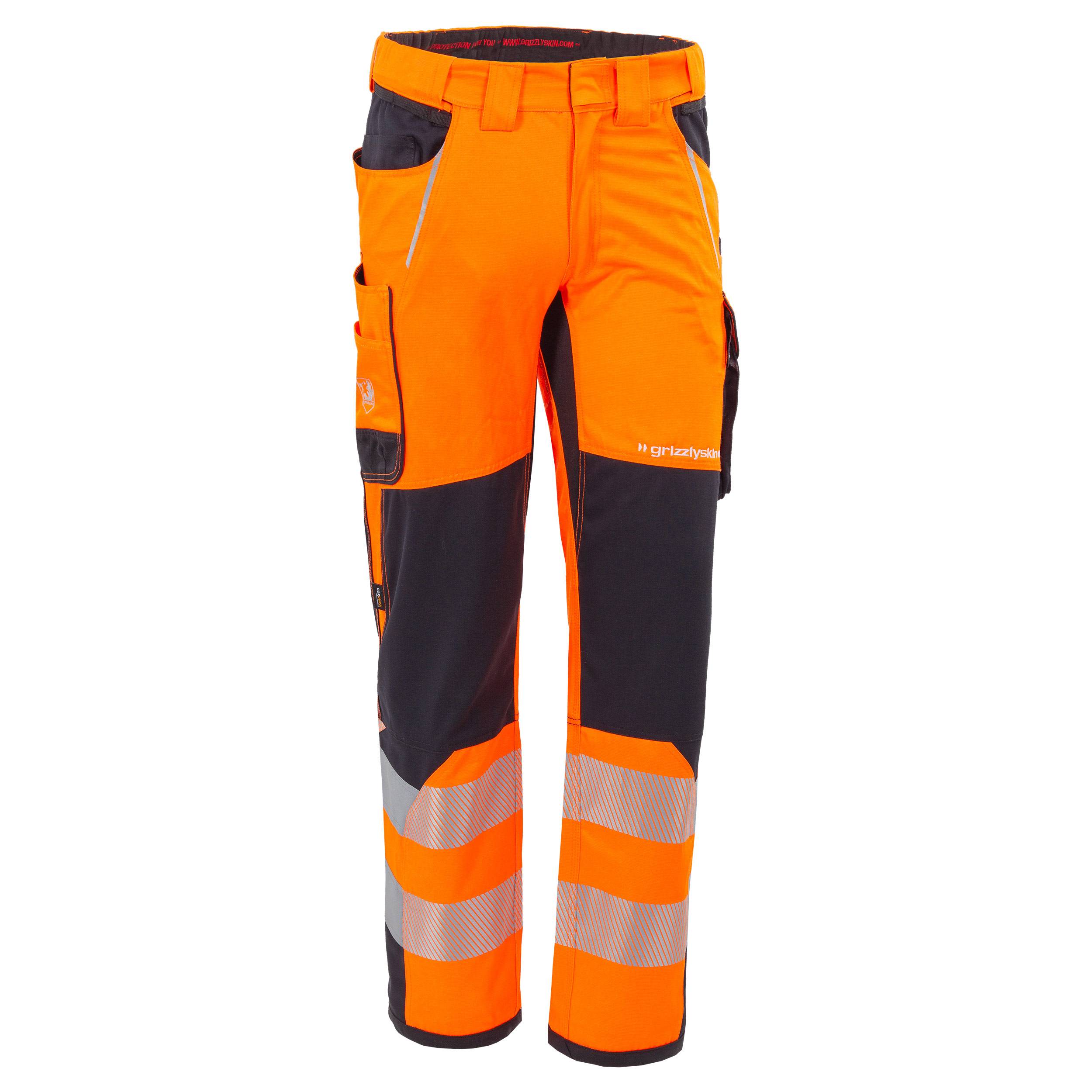 QUALITEX HIGH QUALITY WORKWEAR Bundhose Warnschutz - warnorange/schwarz - Herren: 106
