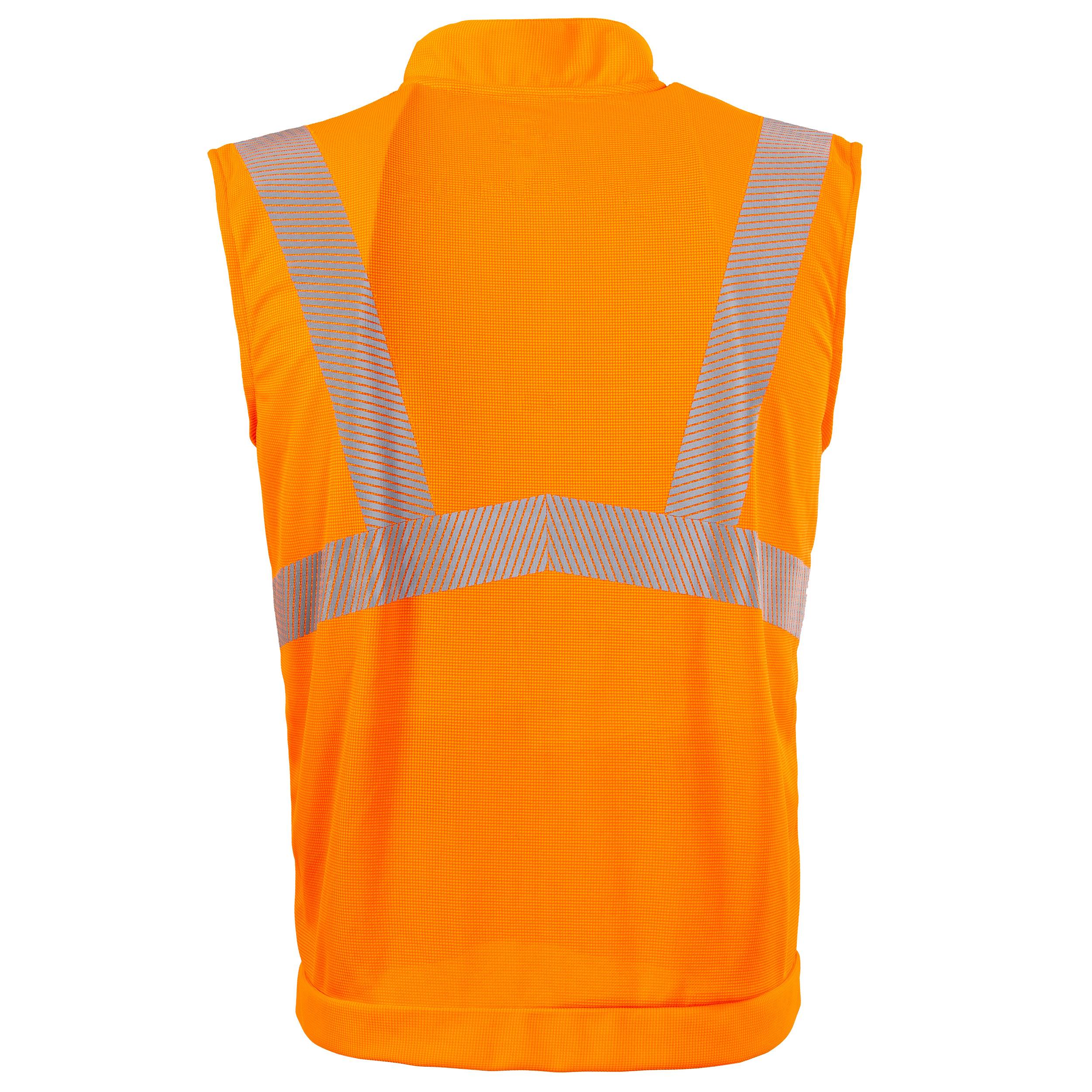 QUALITEX HIGH QUALITY WORKWEAR Weste Allround Warnschutz - warnorange - Herren: XL