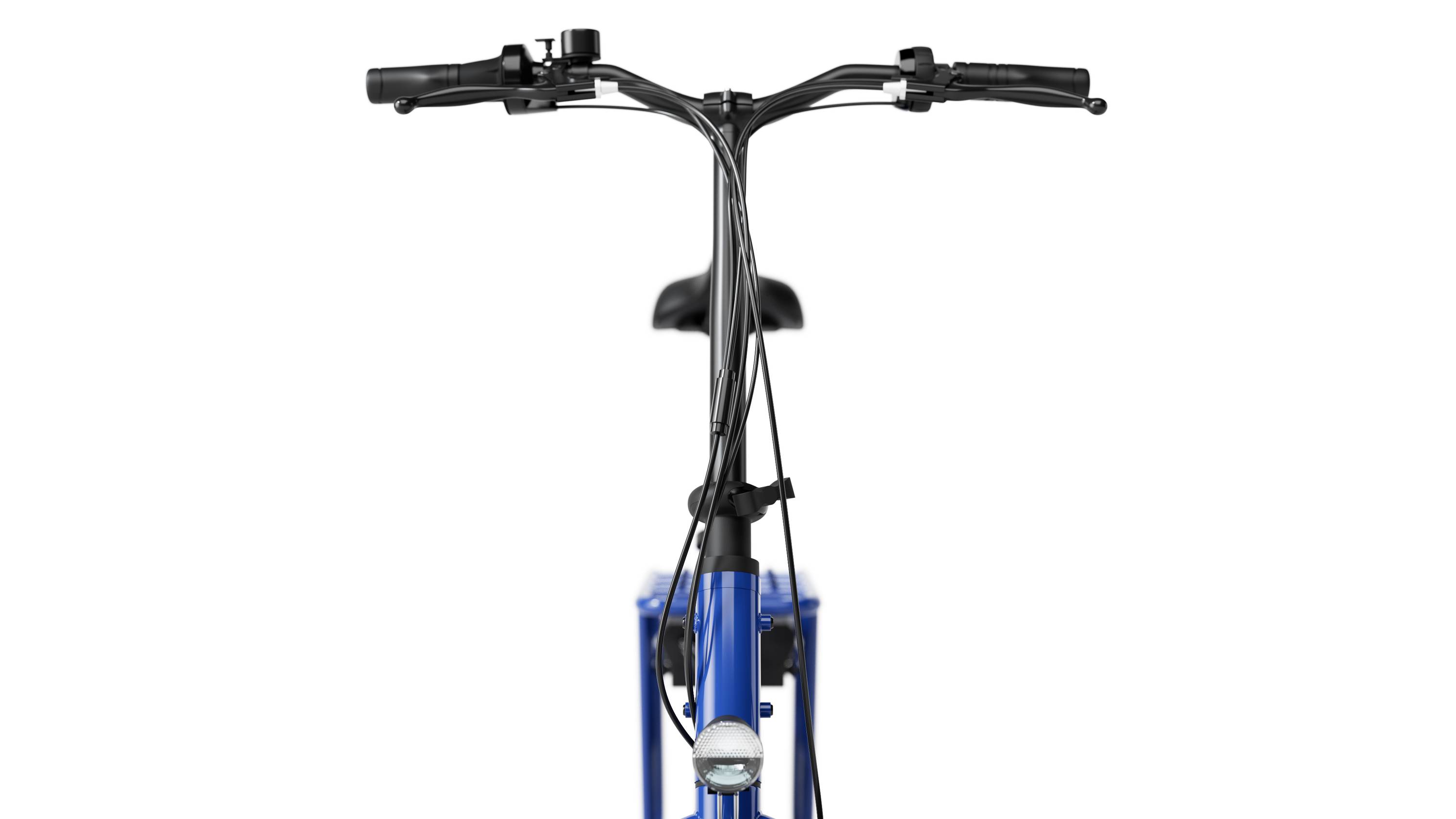 SHARP BD03EBL - faltbares e-Bike - 20 Zoll Klapprad (250W, 10,4 Ah Batterie, 7-Gang, 25km/h, bis zu 40km) - blau