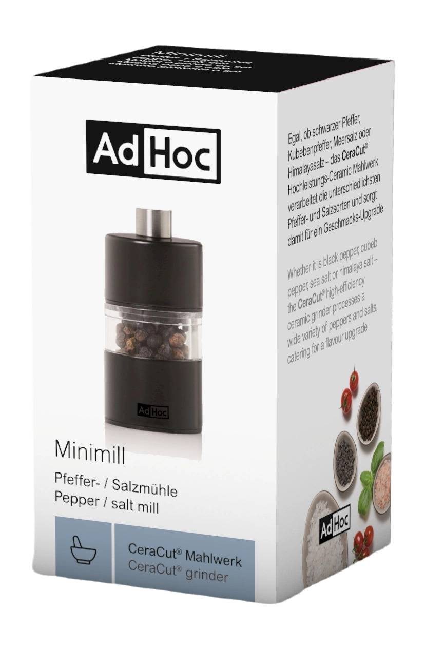 AdHoc Minimill Pfeffer/Salzmühle schwarz 1 Stück