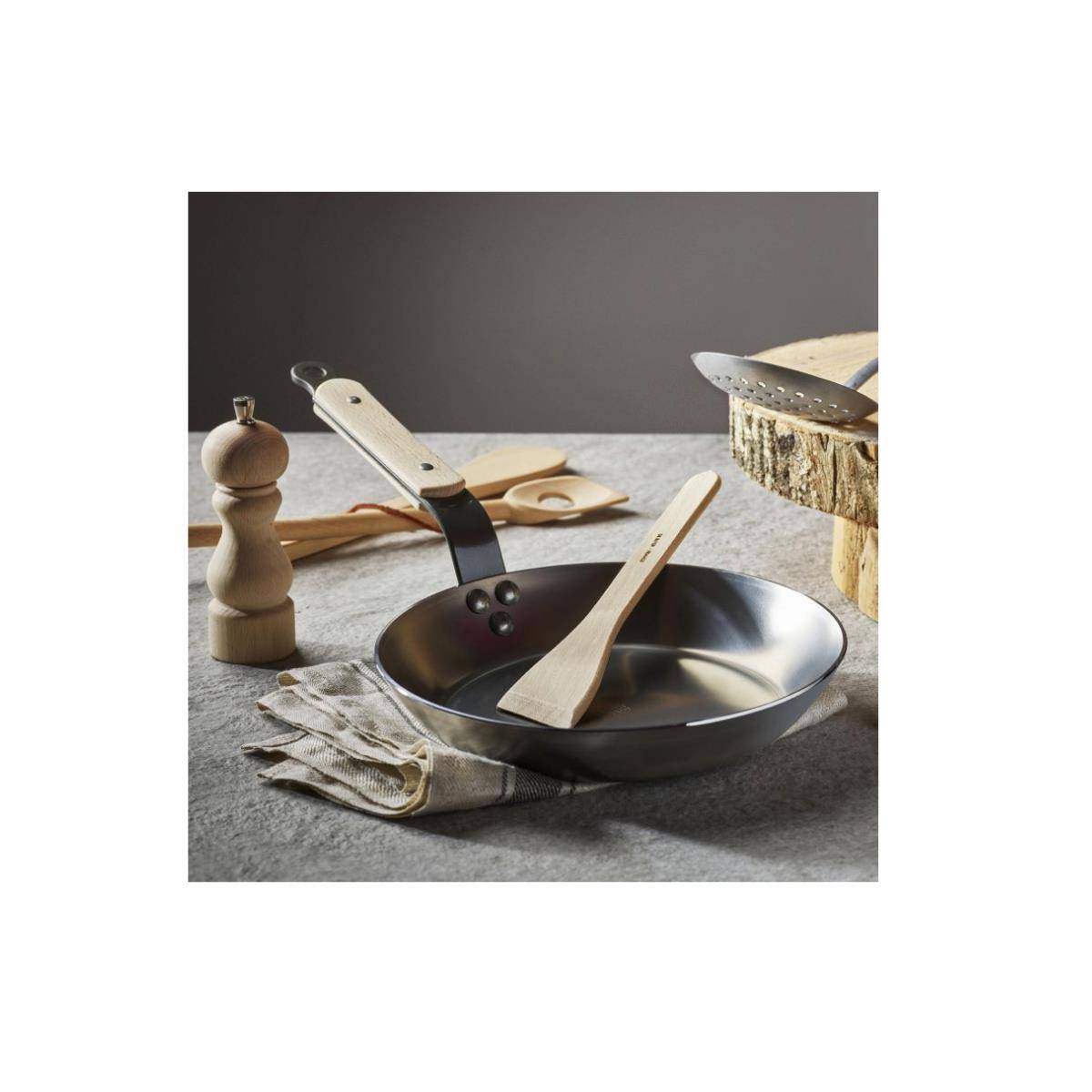 de Buyer Mineral B Runde Bratpfanne Mineral B Bois, 26cm