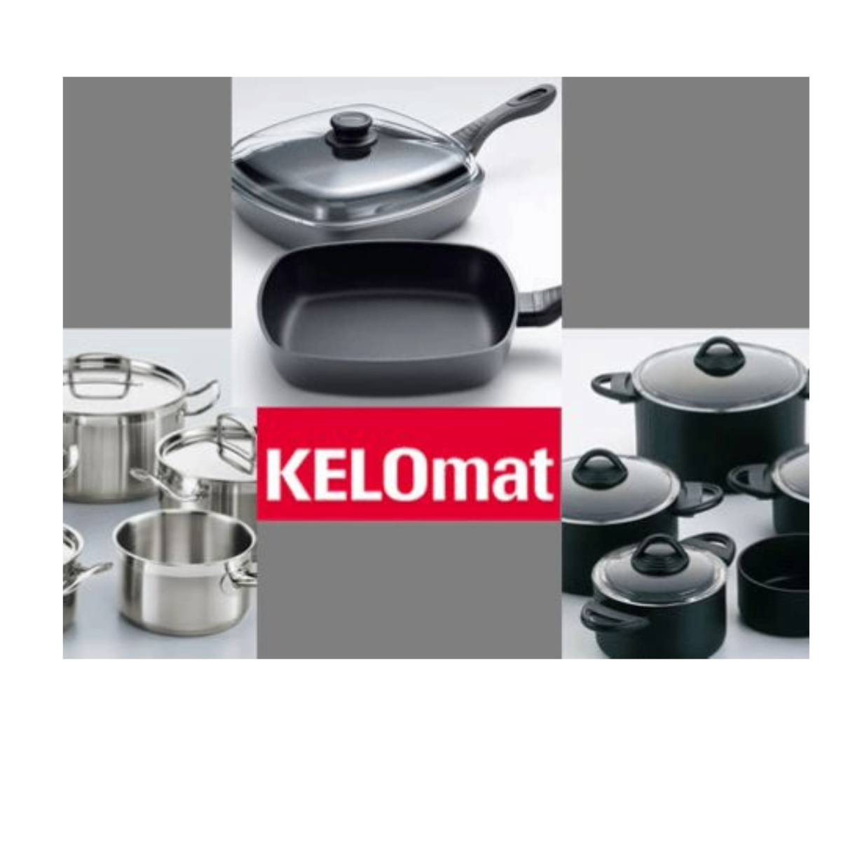 Kelomat Hochraumpfanne Montana Plus Ø24 cm Alulegierung Antihaft