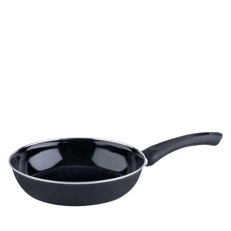 Riess Gourmet Pfanne Ø24cm Schwarz Emaille